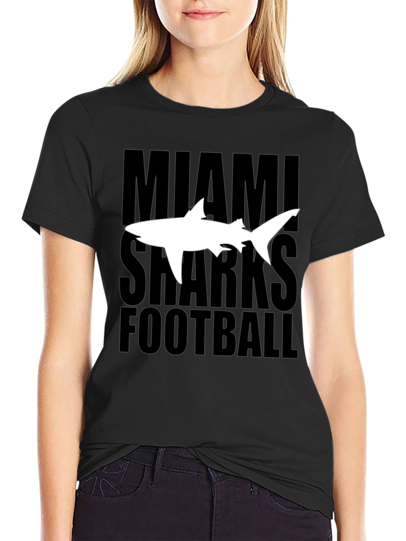 Miami Sharks Football Graphic T-Shirt