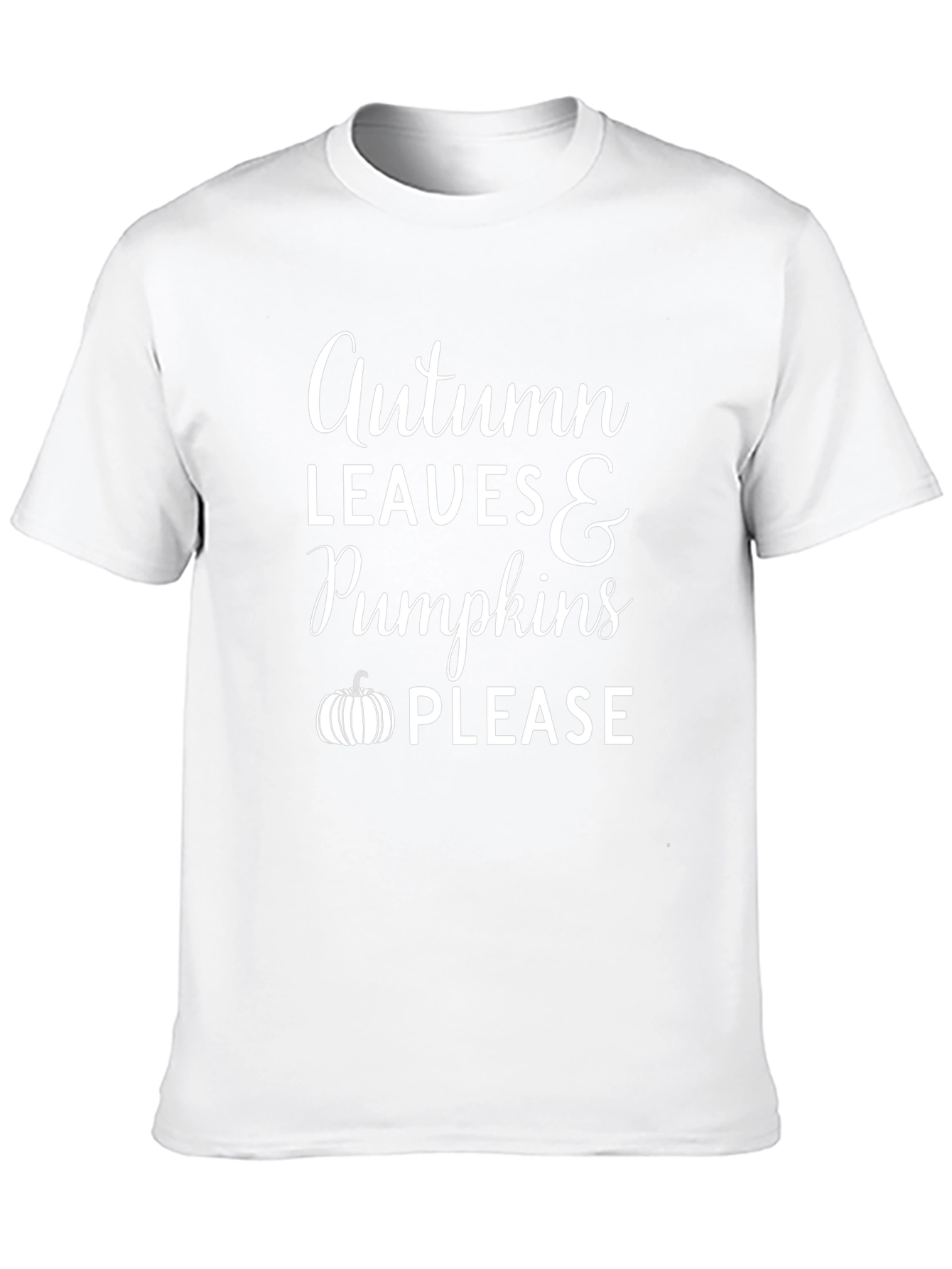 Autumn Leaves & Pumpkins T-Shirt
