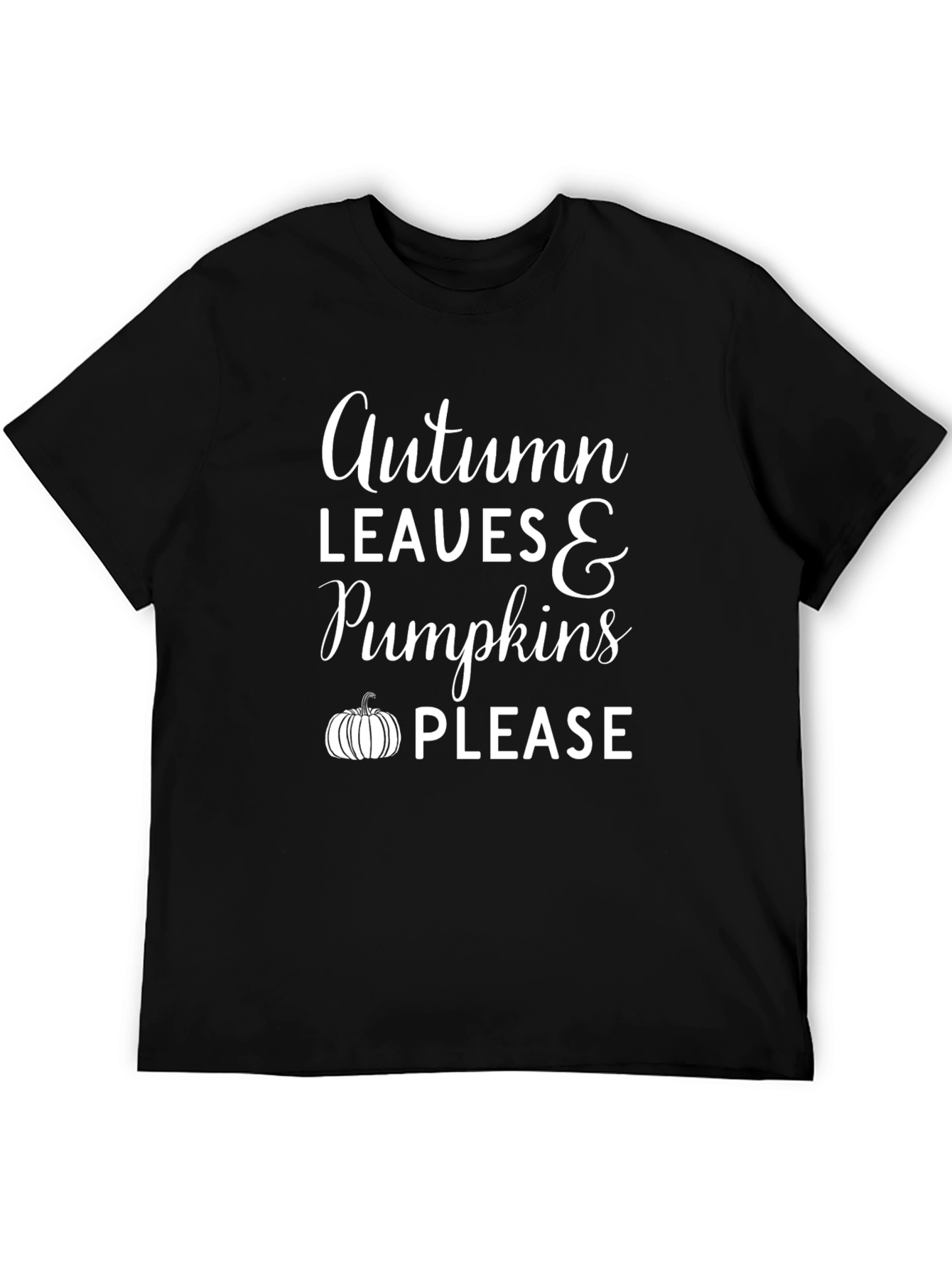 Autumn Leaves & Pumpkins T-Shirt