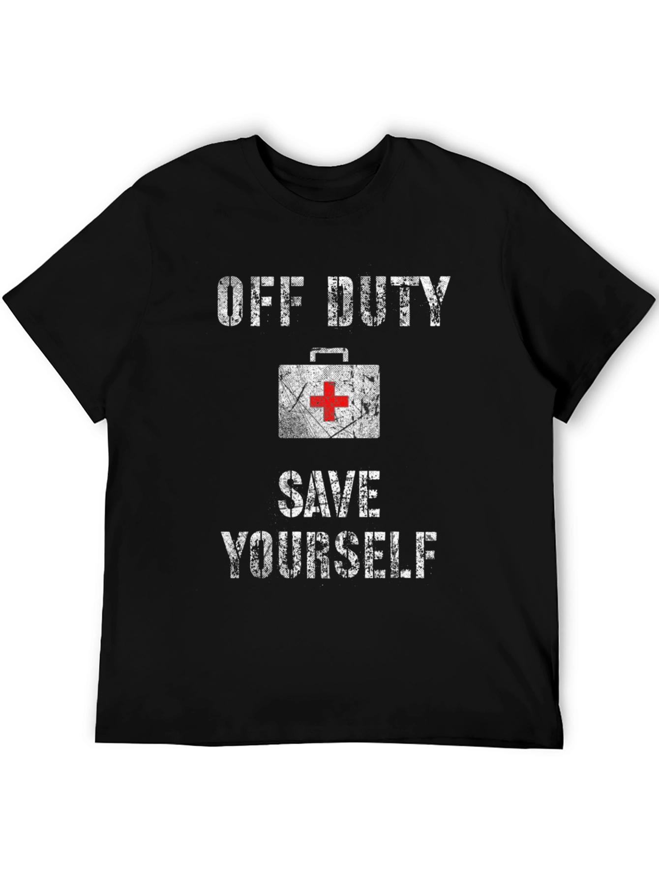 Off Duty Save Yourself Graphic Tee
