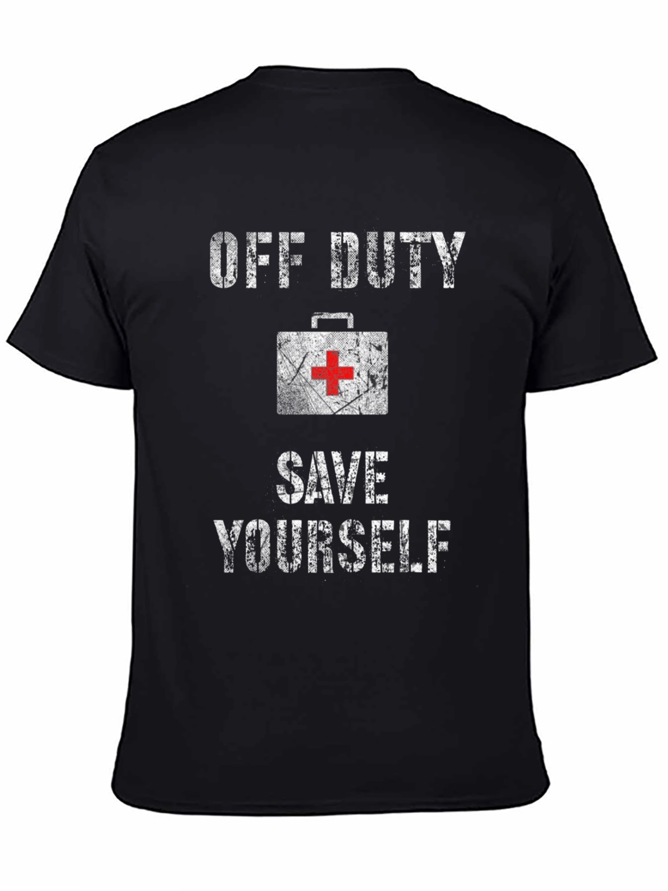 Off Duty Save Yourself Graphic Tee