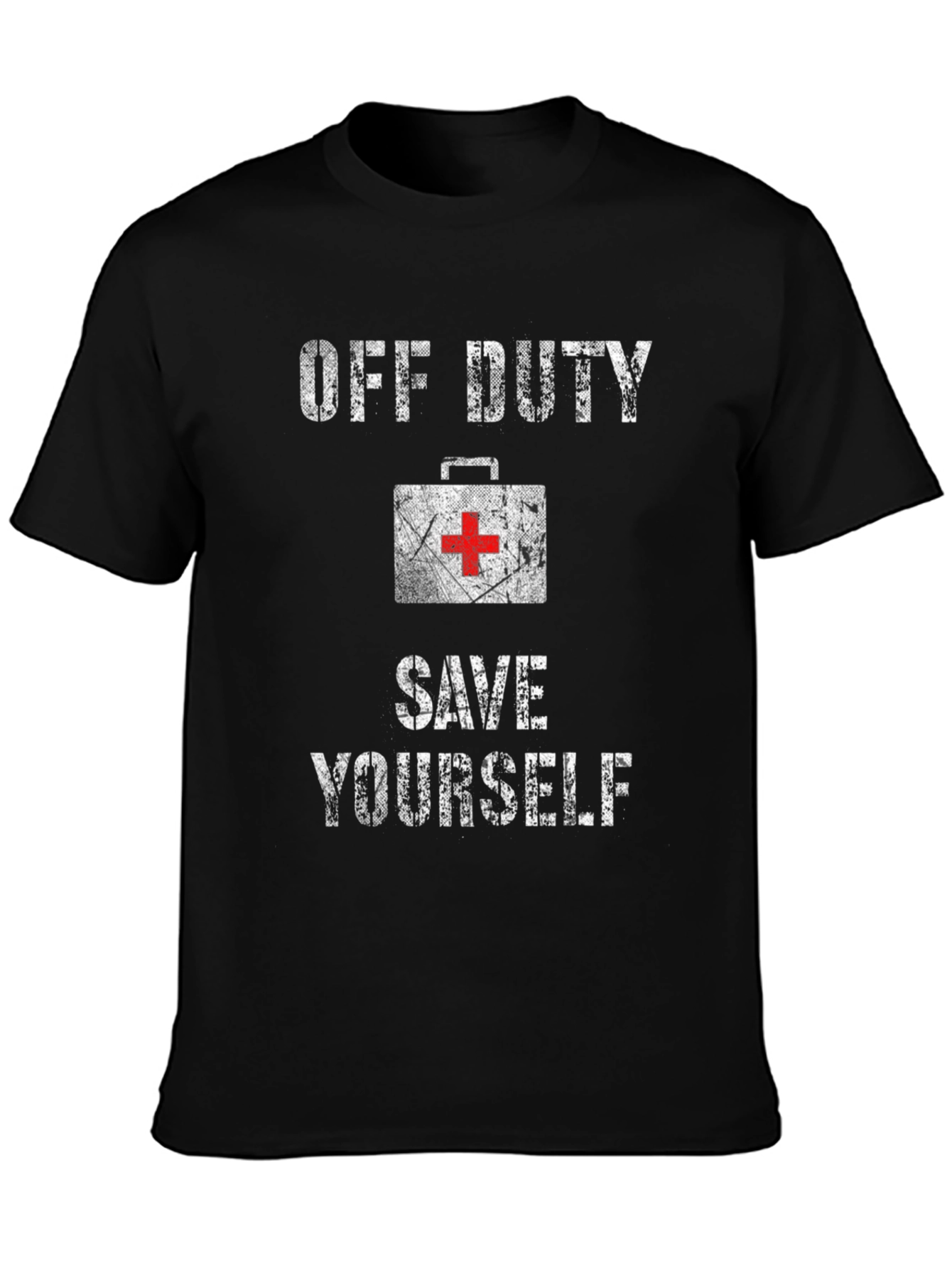 Off Duty Save Yourself Graphic Tee