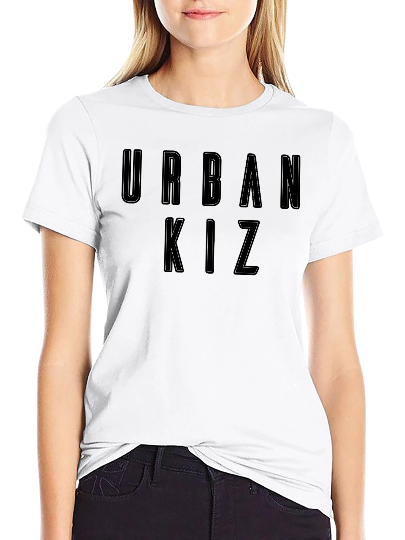 Urban Kiz T-Shirt - Stylish Black Graphic Tee