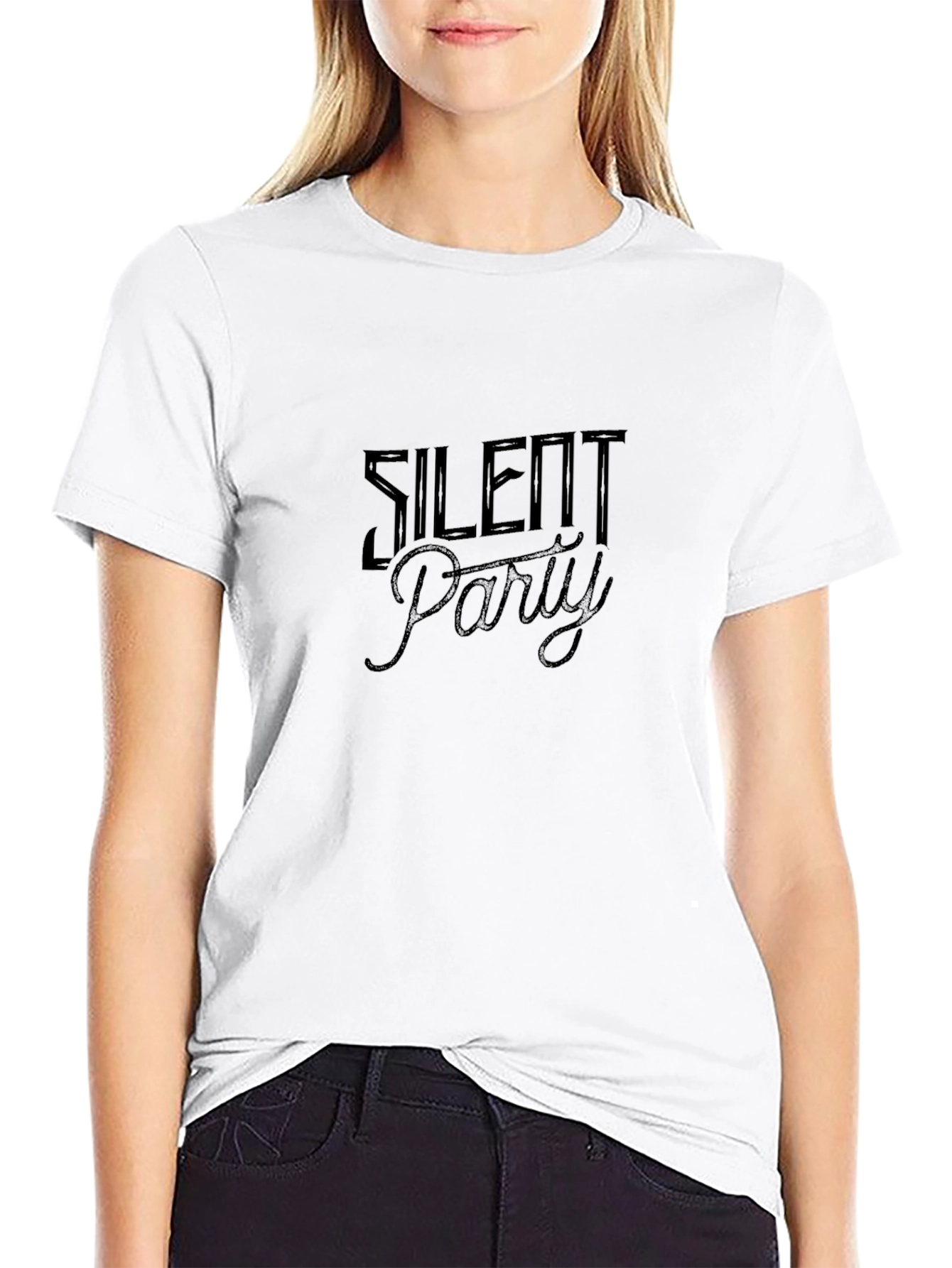 Silent Party Graphic T-Shirt