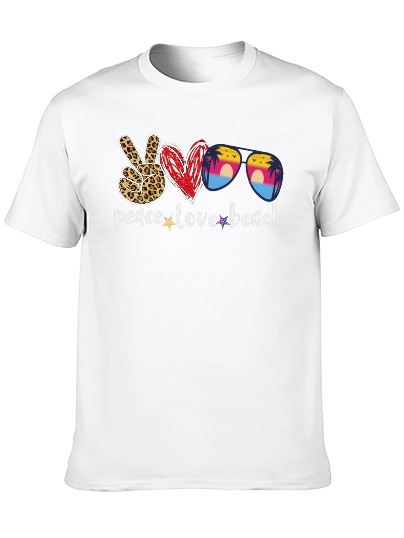 Peace Love Beach Graphic Tee