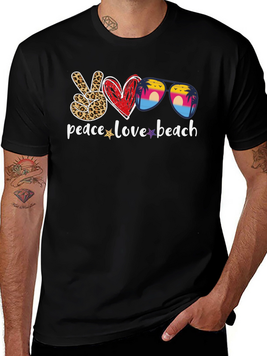 Peace Love Beach Graphic Tee