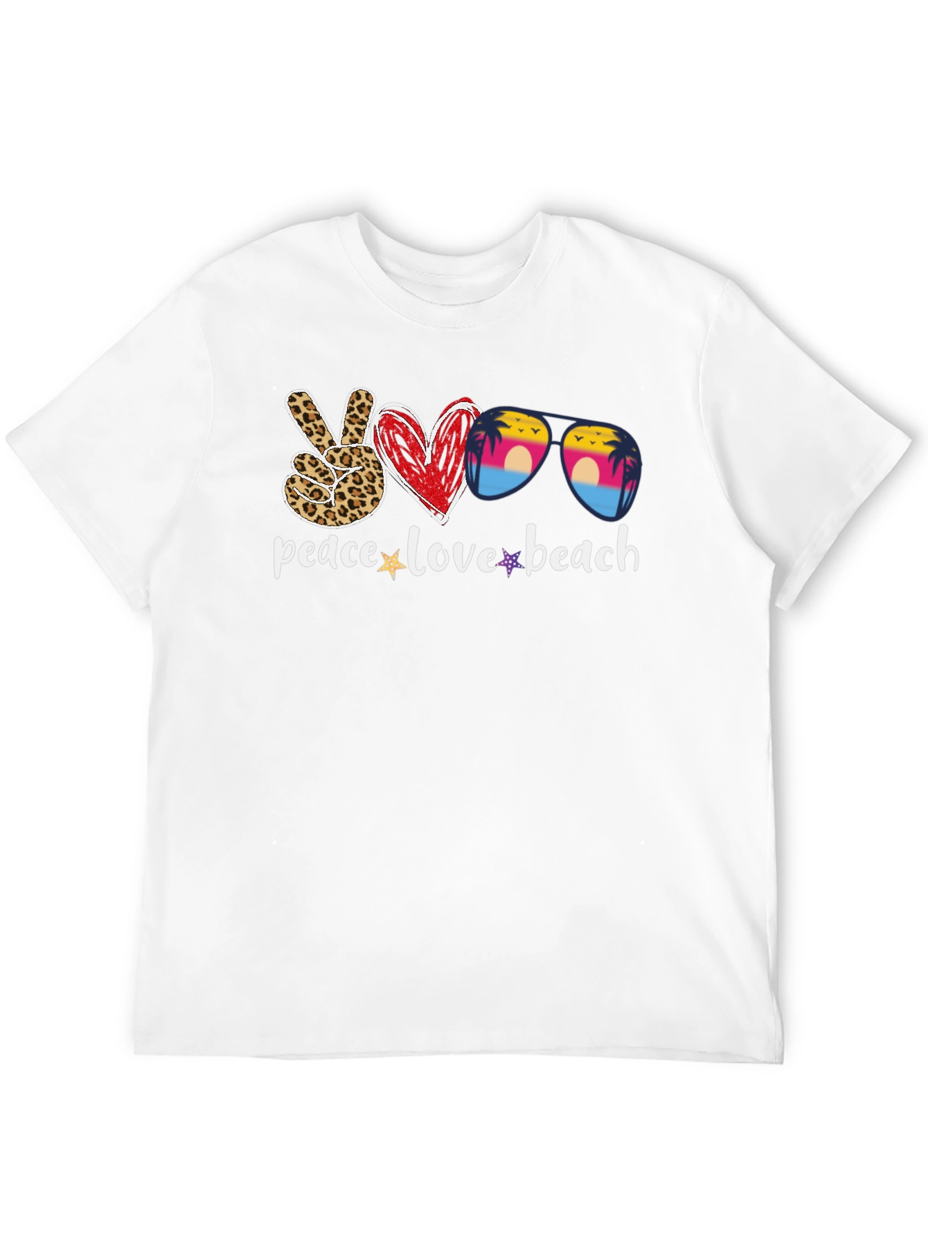Peace Love Beach Graphic Tee