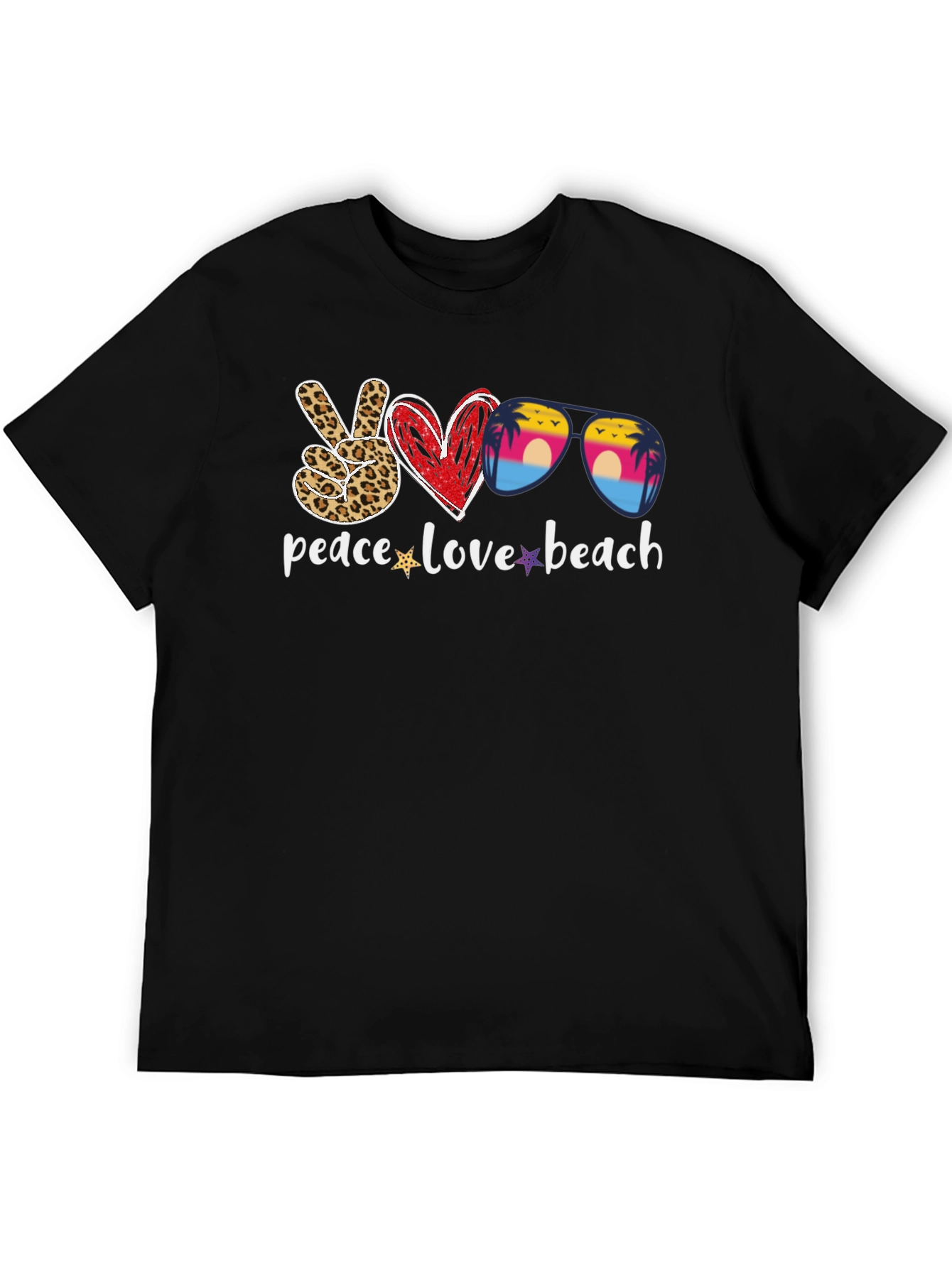 Peace Love Beach Graphic Tee