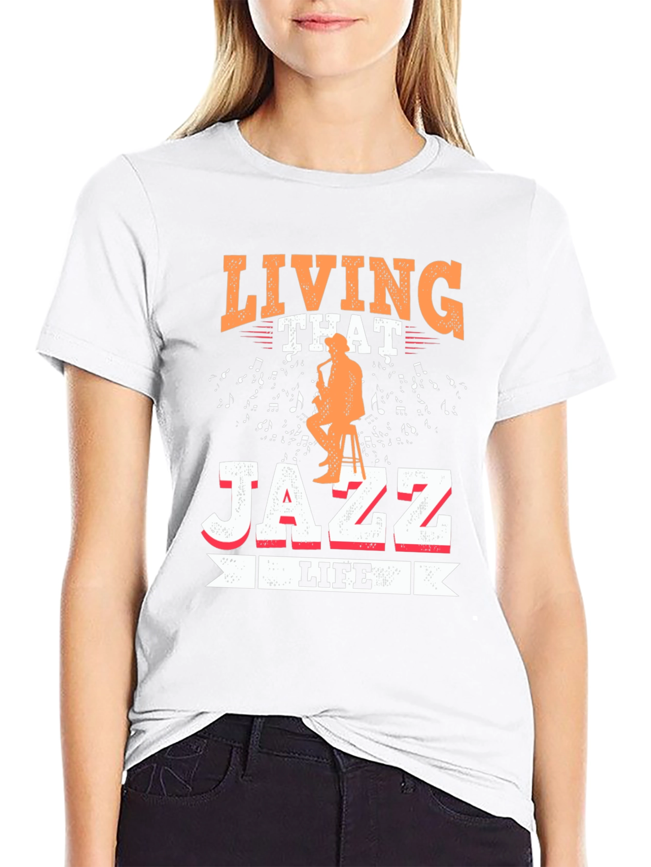 Living That Jazz Life Graphic T-Shirt
