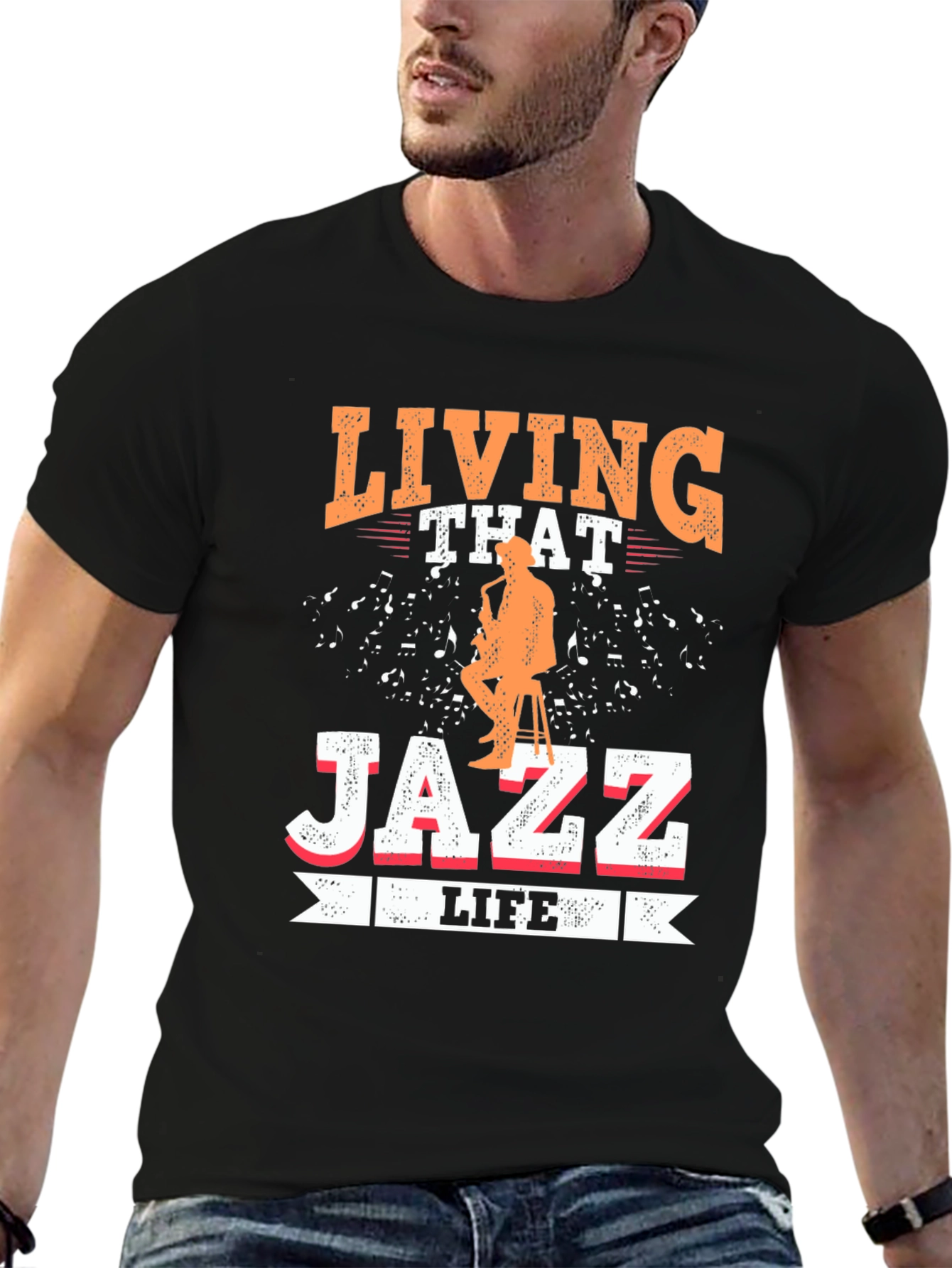 Living That Jazz Life Graphic T-Shirt