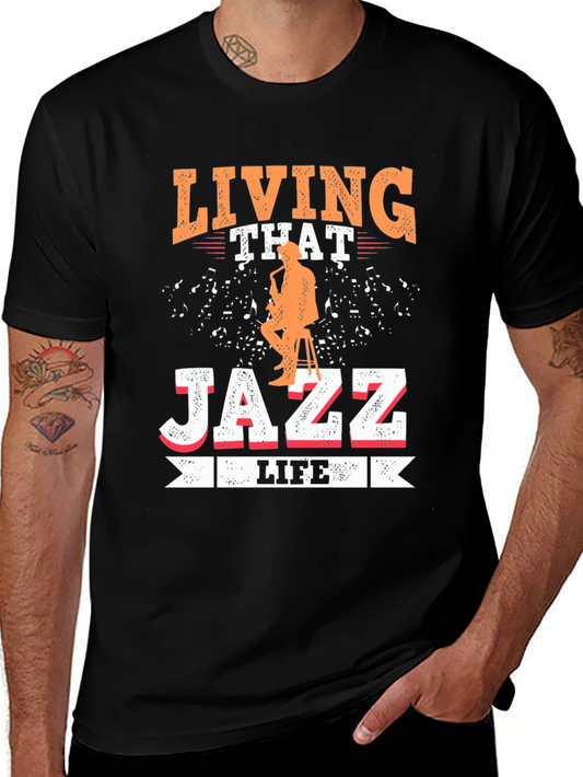 Living That Jazz Life Graphic T-Shirt