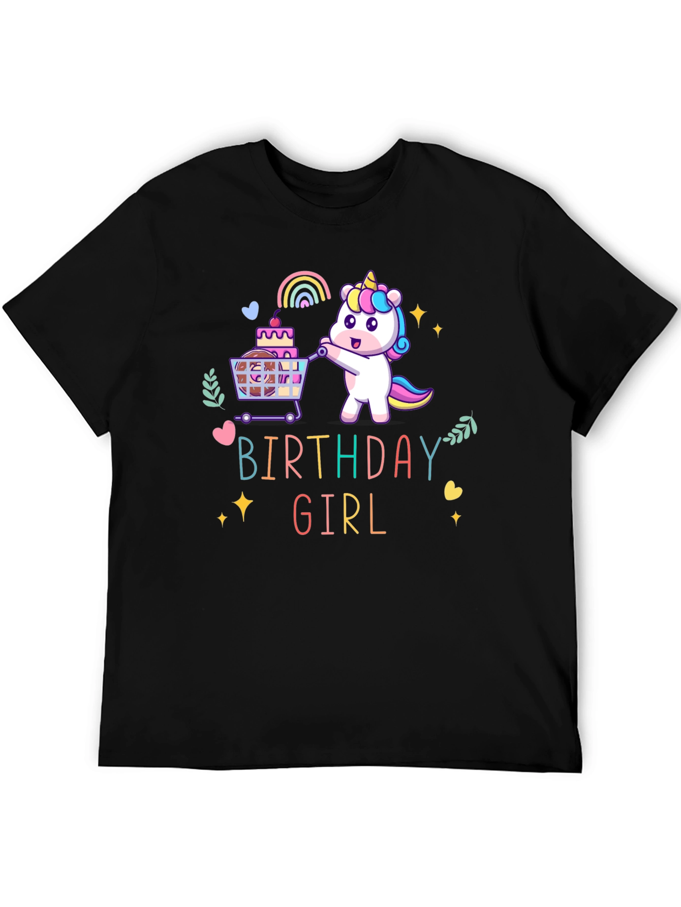 Birthday Girl Unicorn T-Shirt