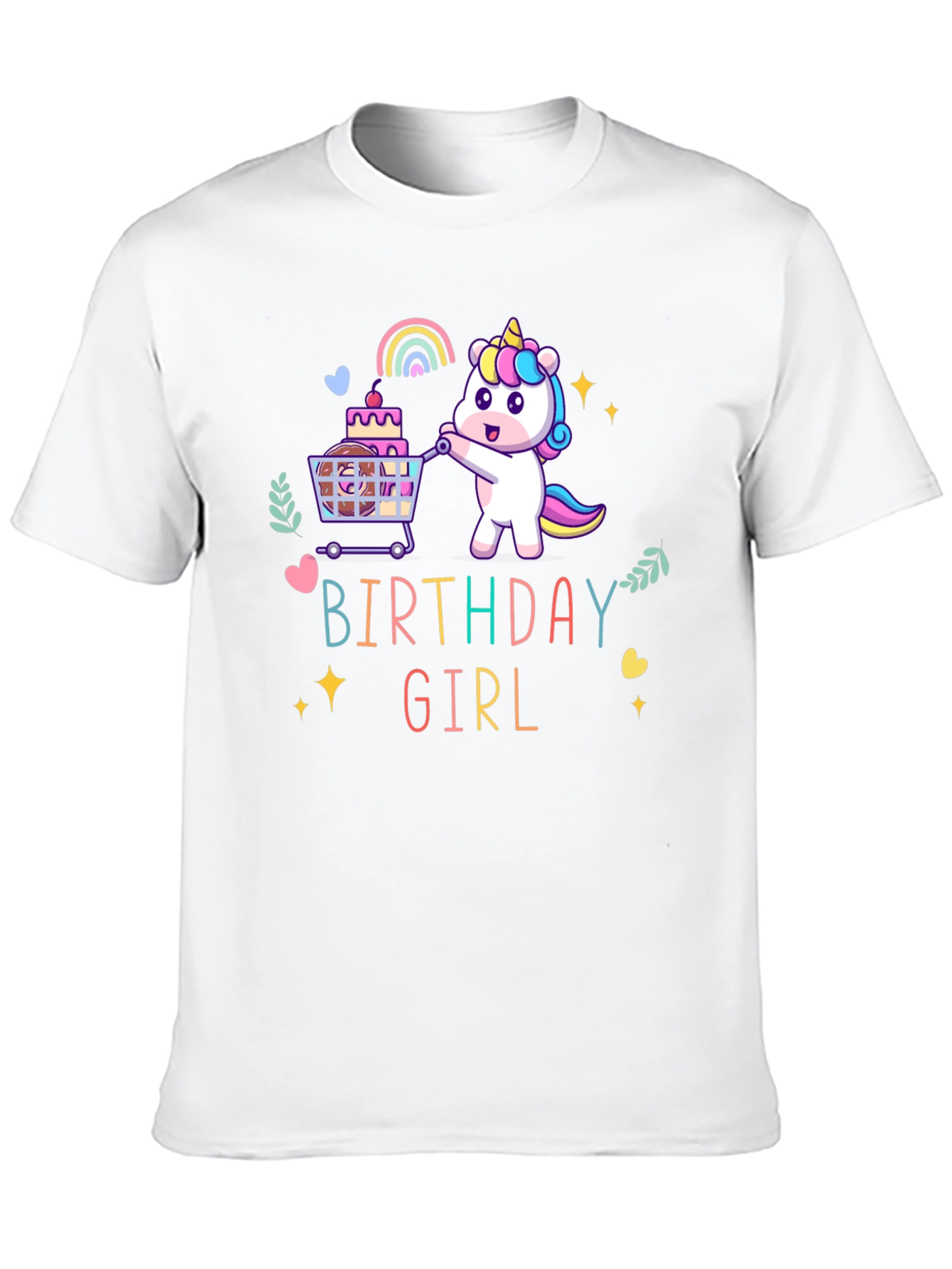 Birthday Girl Unicorn T-Shirt