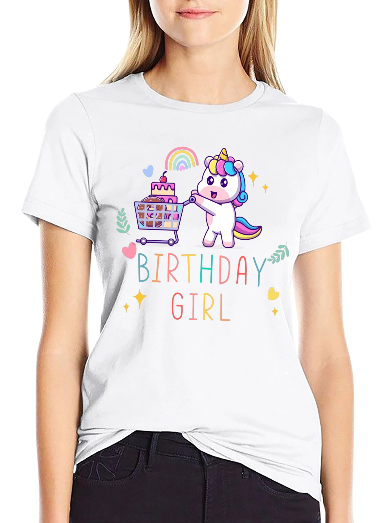 Birthday Girl Unicorn T-Shirt