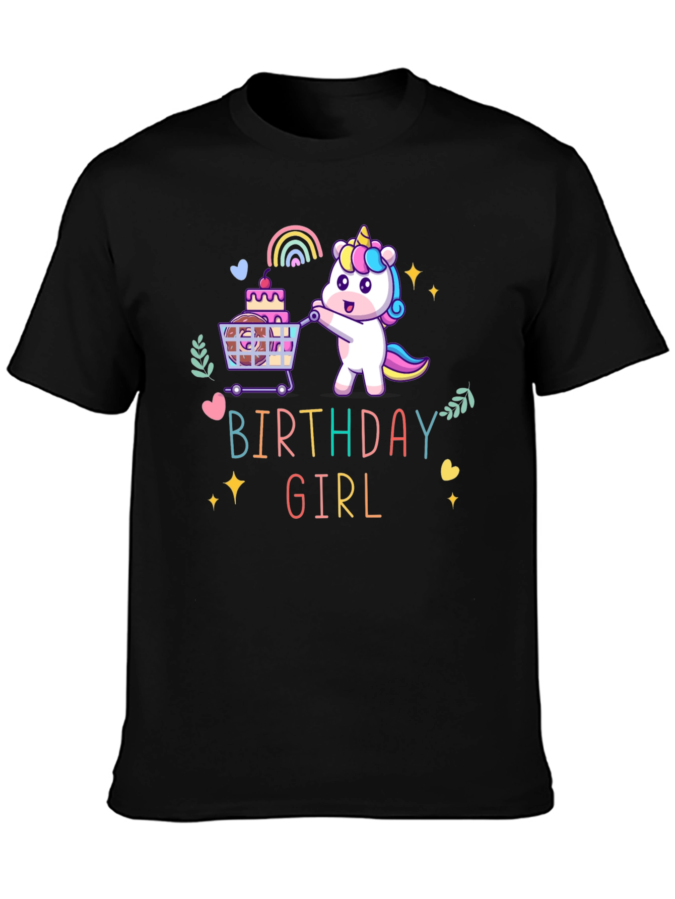 Birthday Girl Unicorn T-Shirt