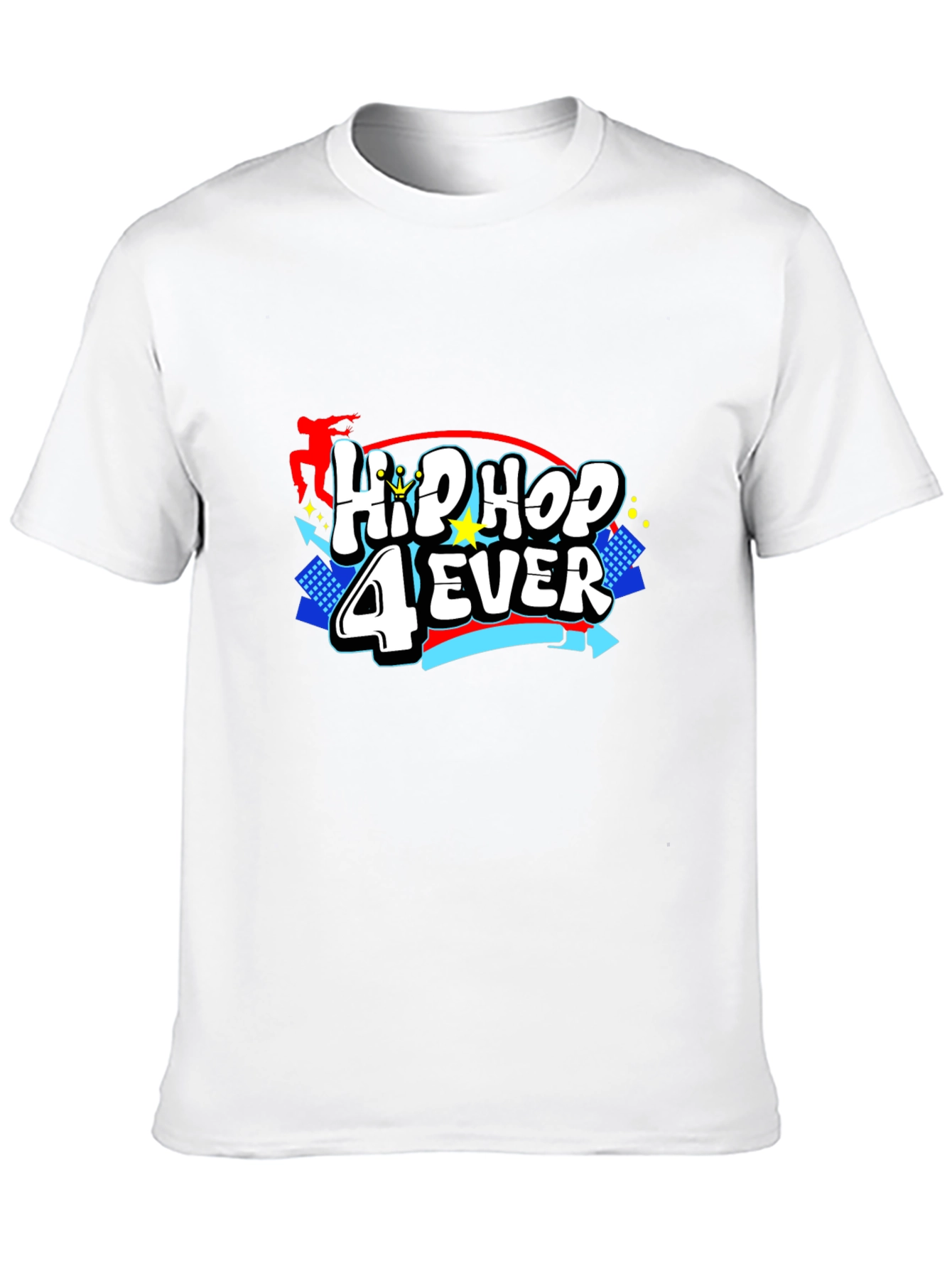 Hip Hop 4 Ever Black T-Shirt
