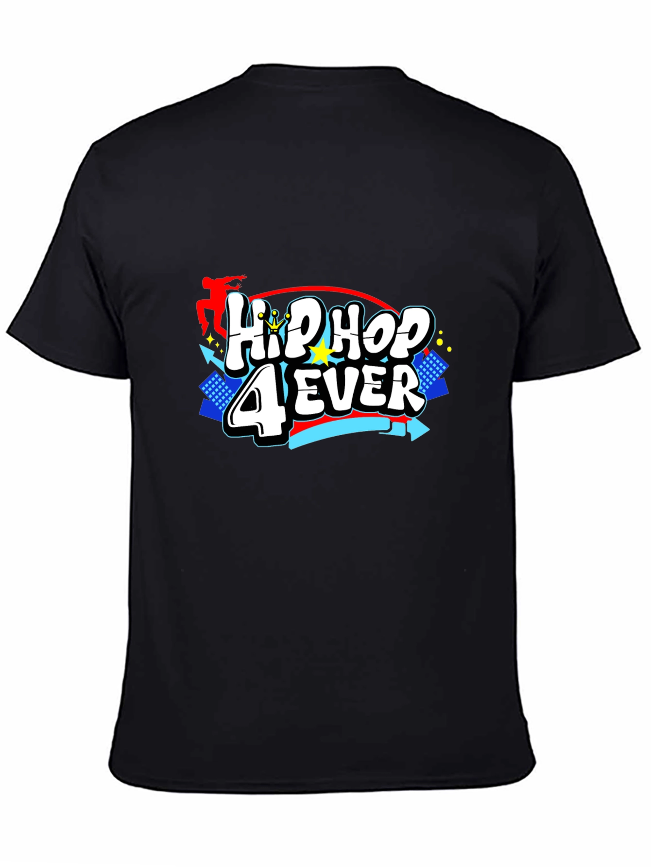 Hip Hop 4 Ever Black T-Shirt