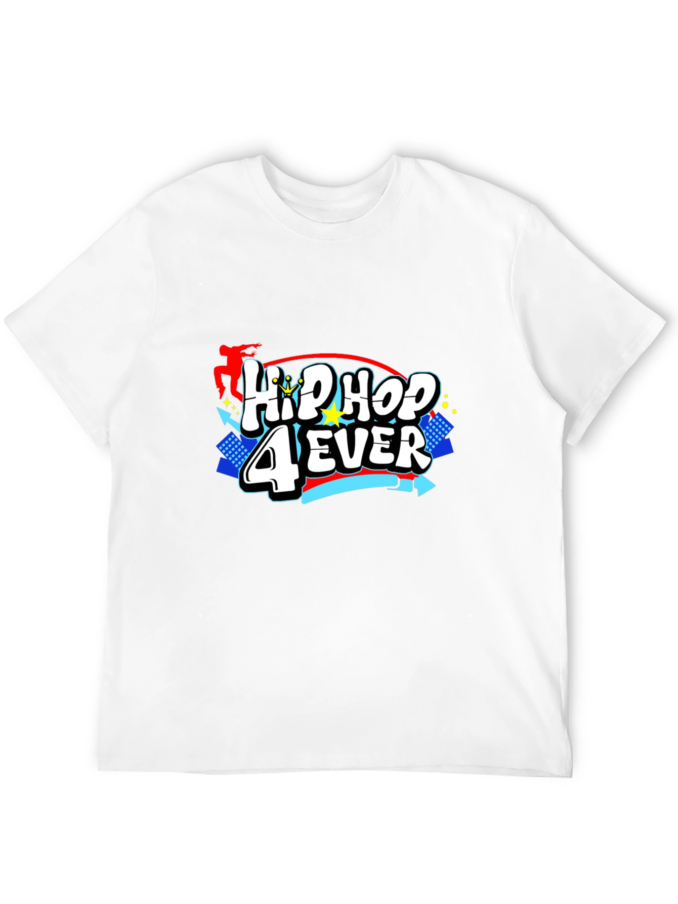 Hip Hop 4 Ever Black T-Shirt