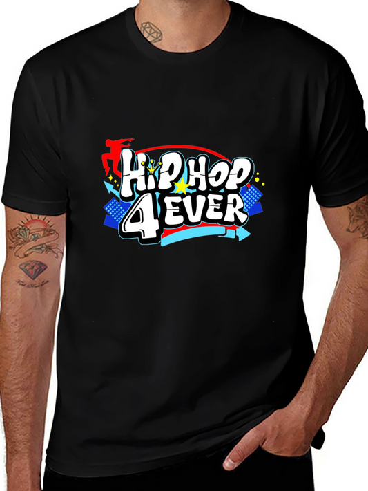 Hip Hop 4 Ever Black T-Shirt