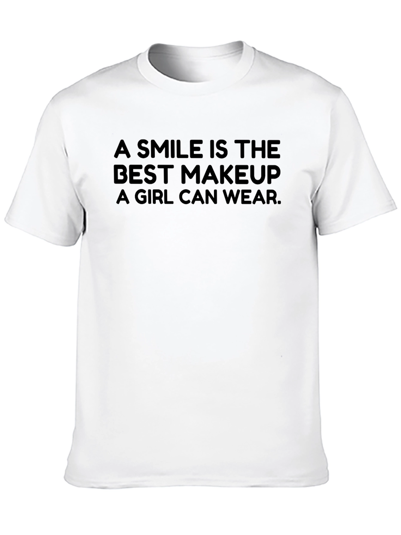 Smile is Makeup Black T-Shirt