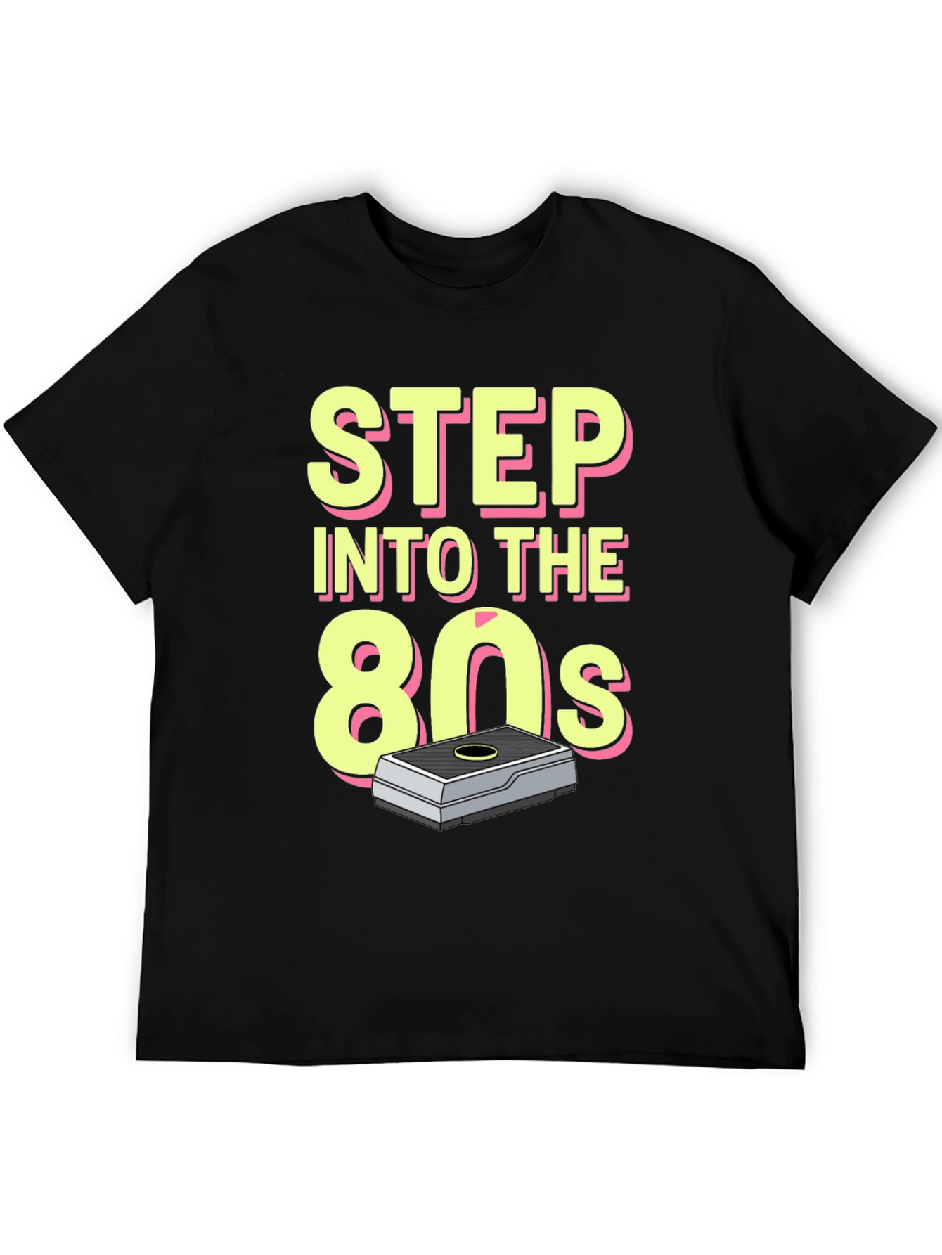 Step Into the 80s Graphic Tee - Retro Style