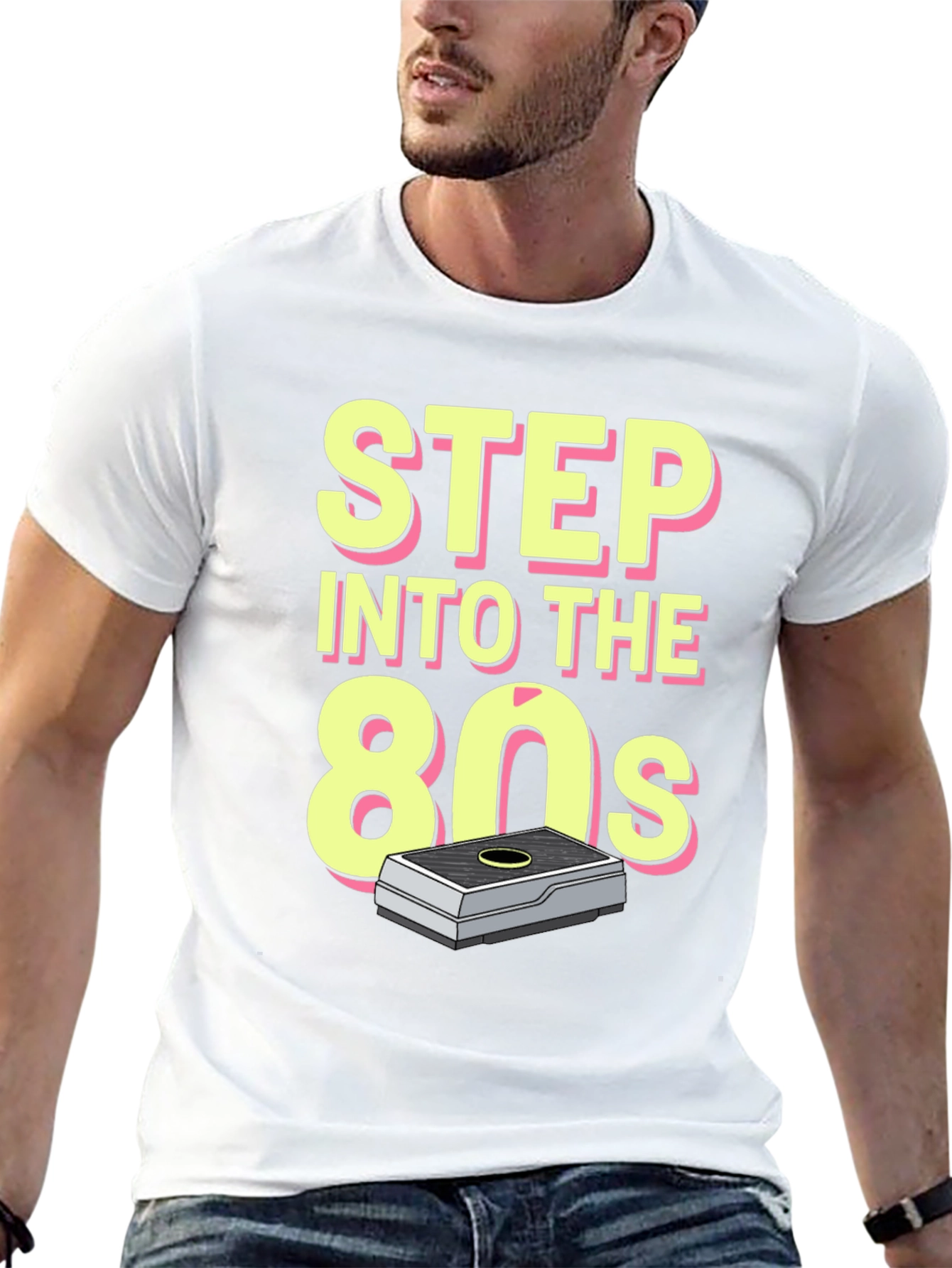 Step Into the 80s Graphic Tee - Retro Style