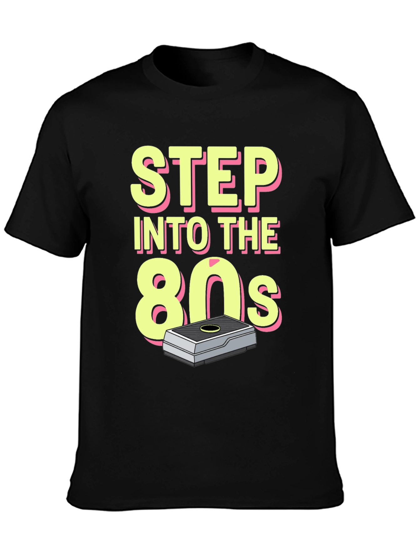 Step Into the 80s Graphic Tee - Retro Style