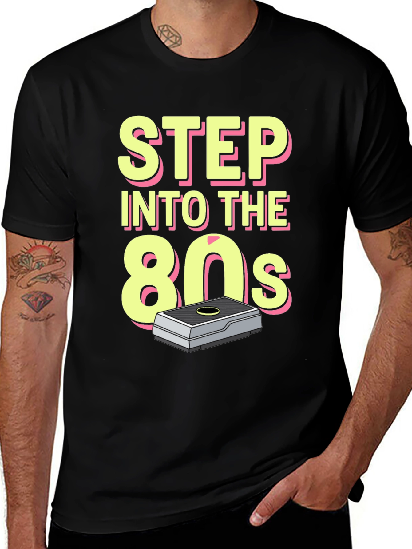 Step Into the 80s Graphic Tee - Retro Style