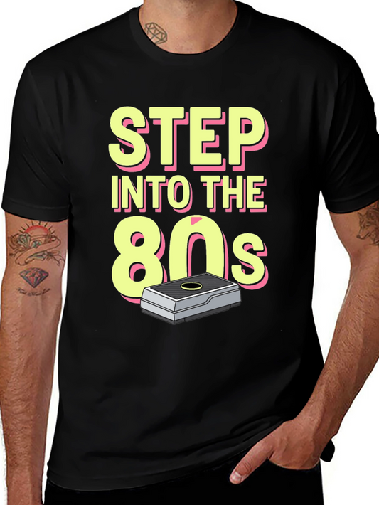 Step Into the 80s Graphic Tee - Retro Style