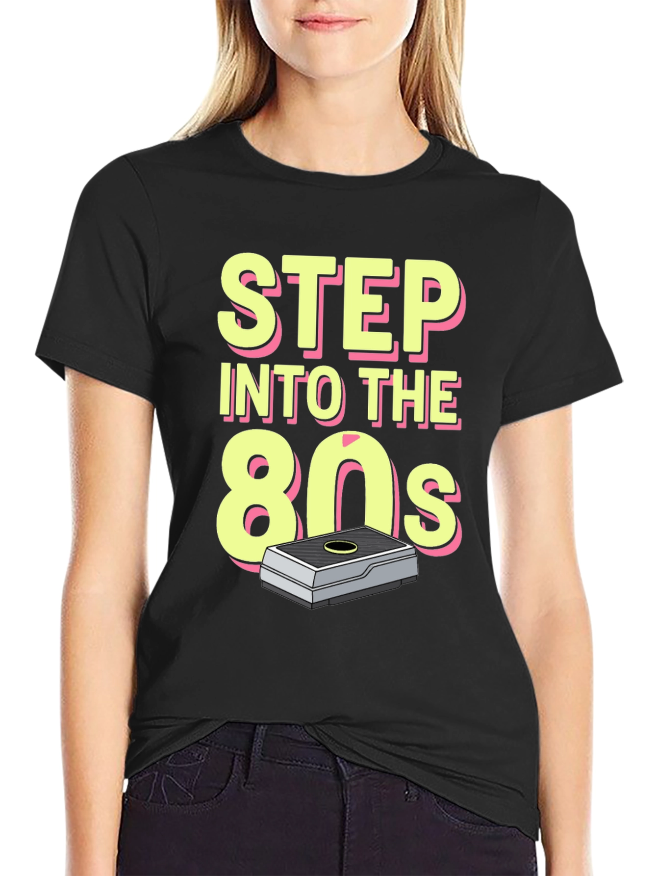 Step Into the 80s Graphic Tee - Retro Style