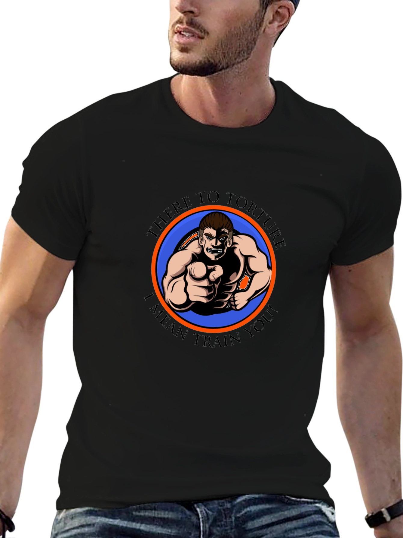 There to Torture Funny Fitness Graphic T-Shirt
