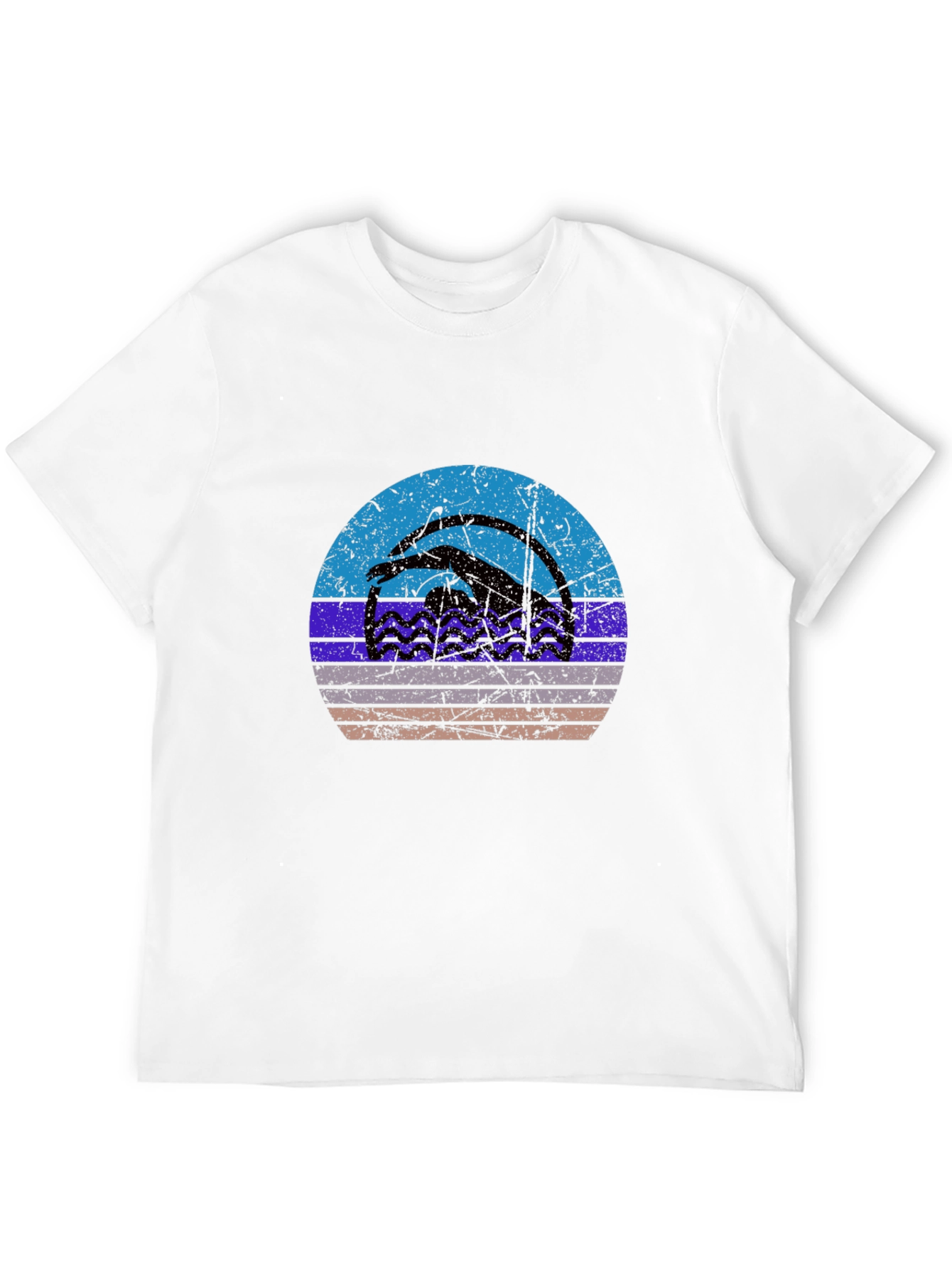 Retro Swimmer Graphic T-Shirt
