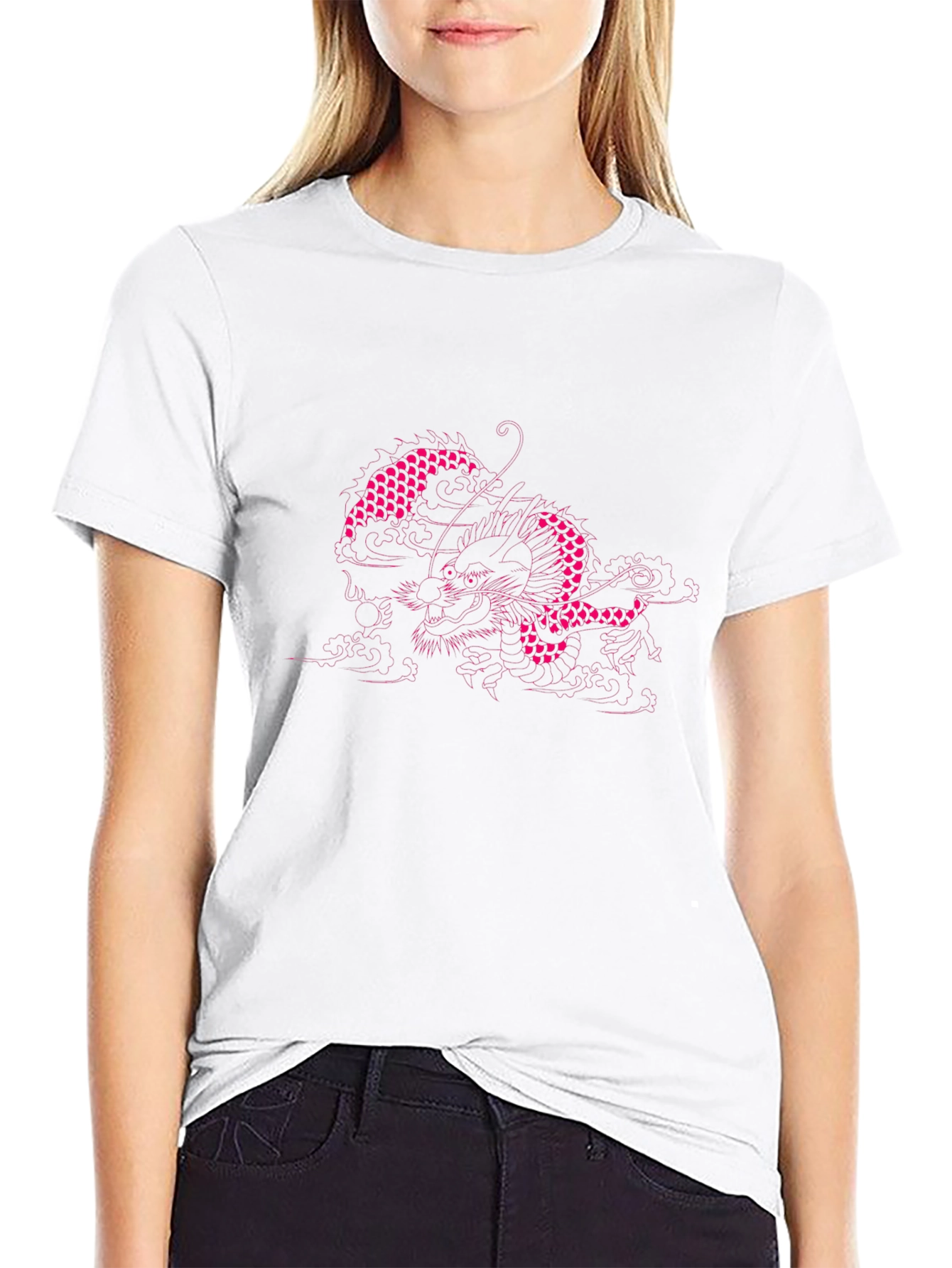 Black Dragon Graphic Tee - Casual Cool Style