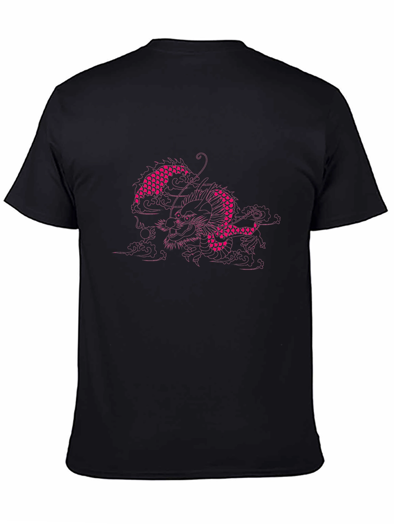 Black Dragon Graphic Tee - Casual Cool Style