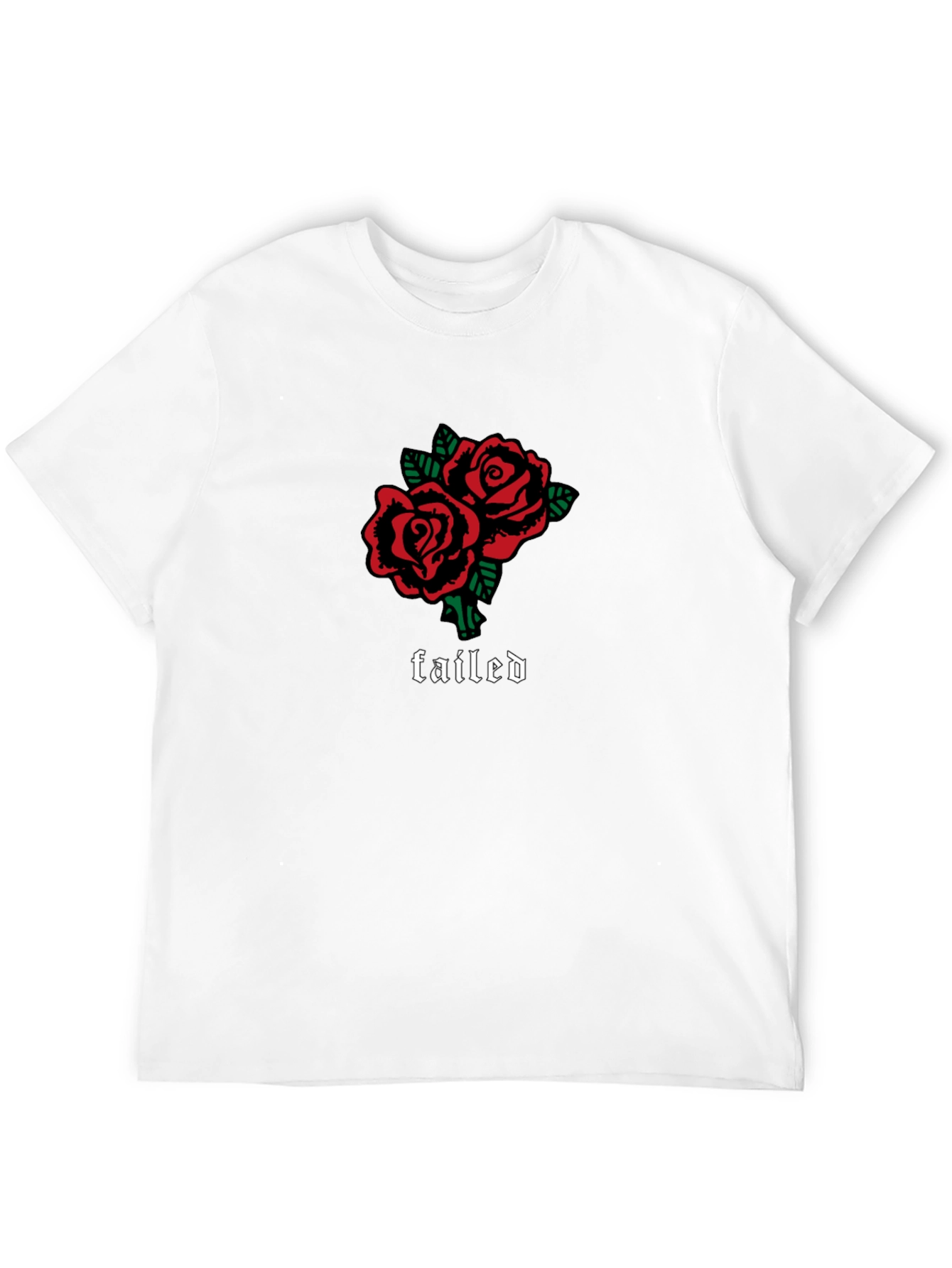 Failed Roses Graphic Tee - Black