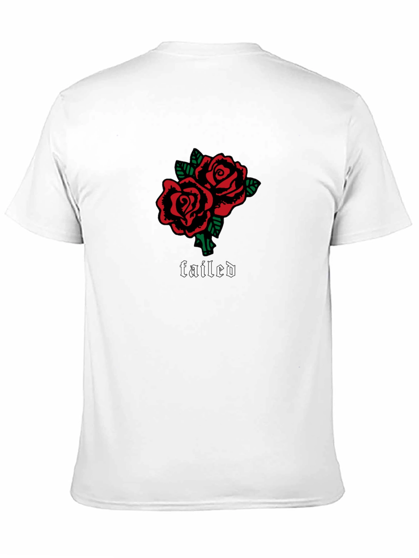 Failed Roses Graphic Tee - Black