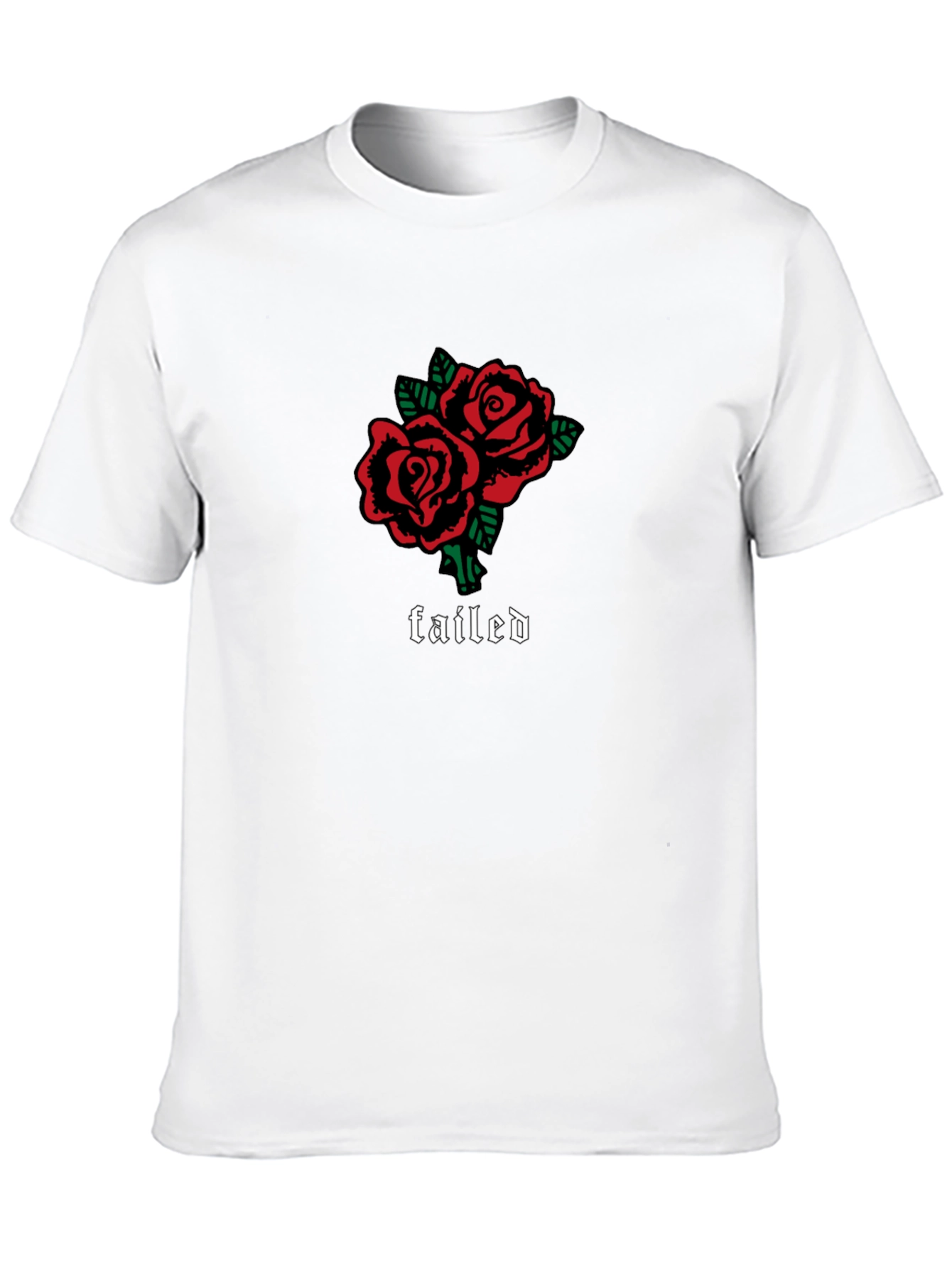 Failed Roses Graphic Tee - Black