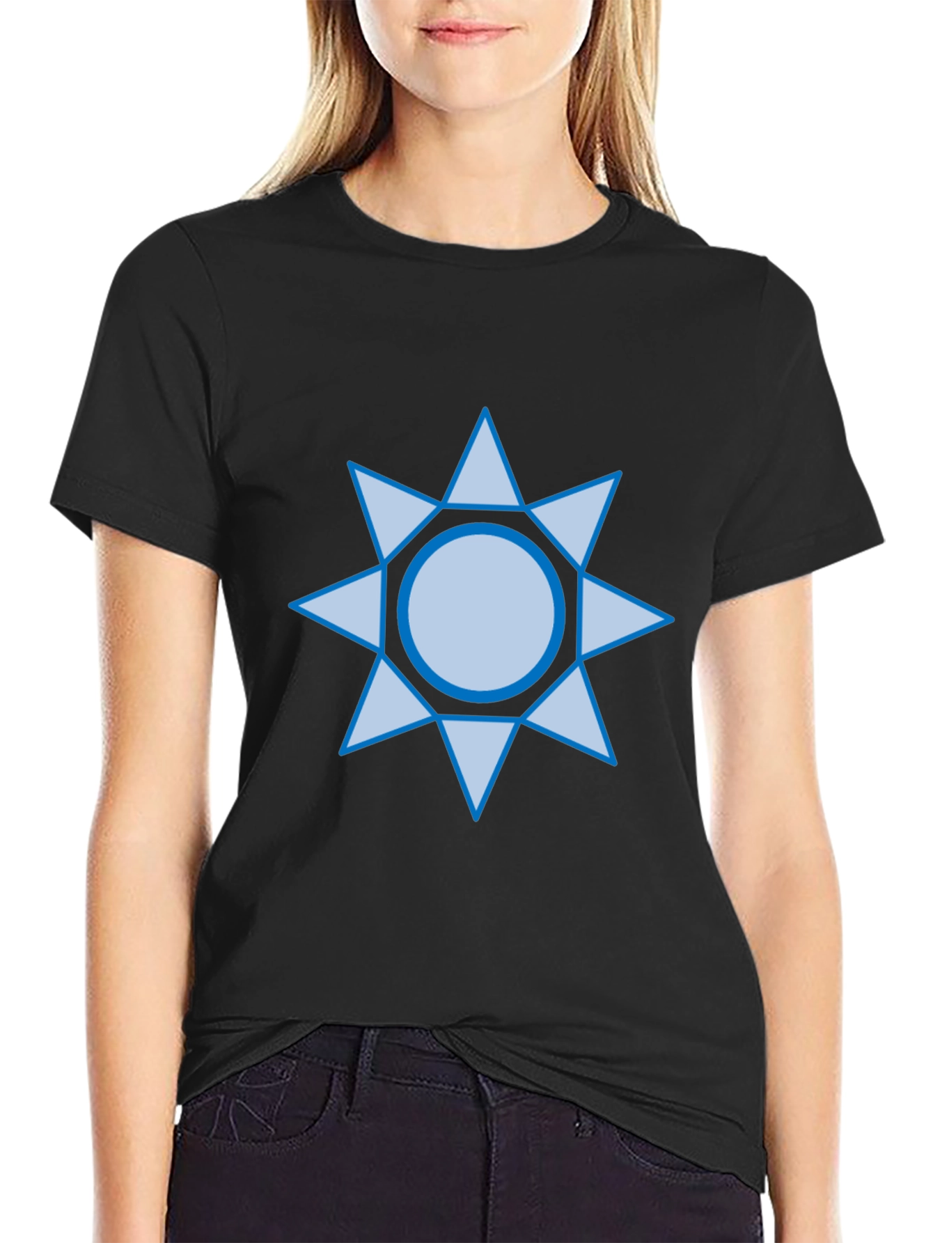 Starburst Graphic Print T-Shirt