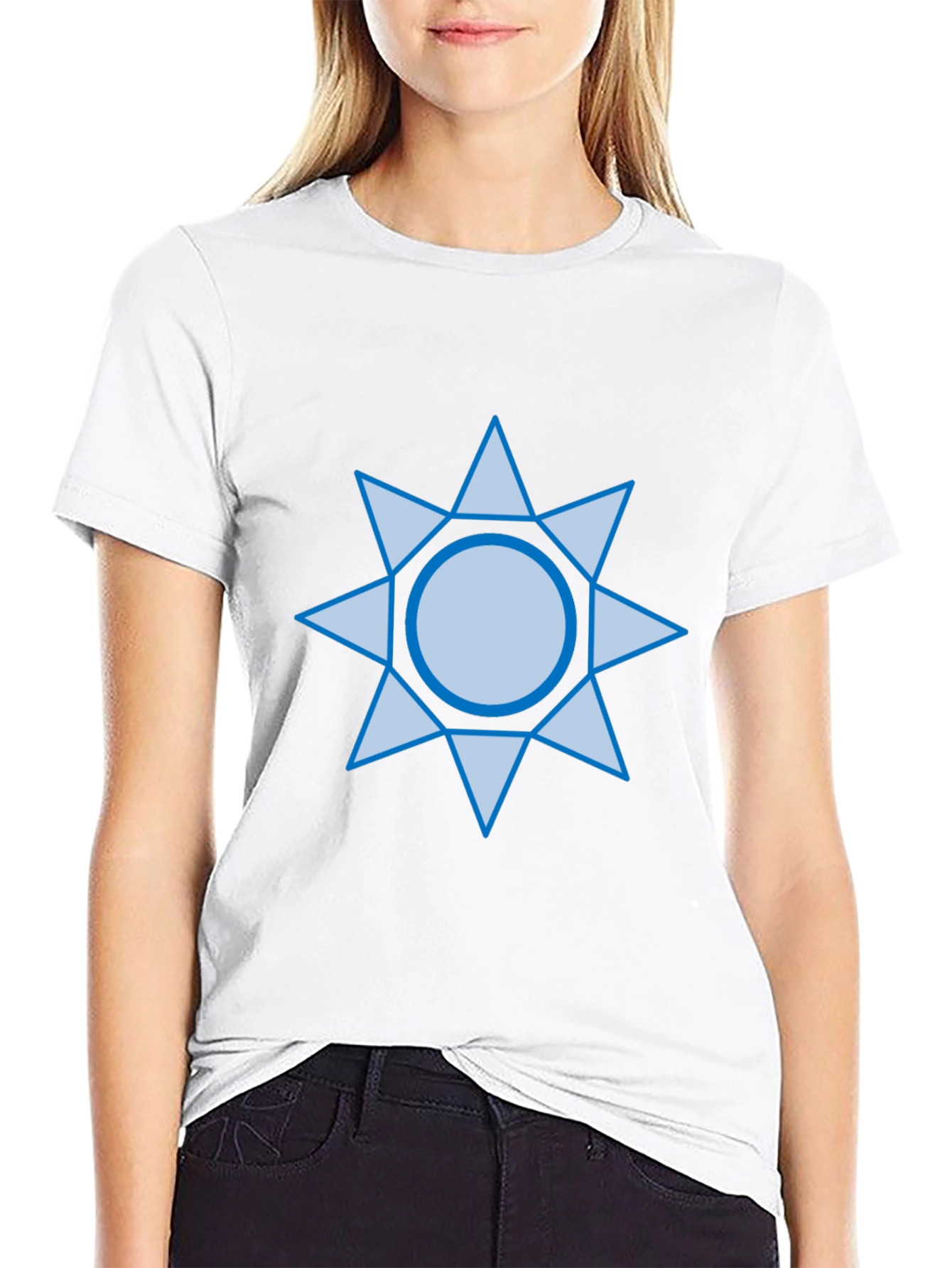 Starburst Graphic Print T-Shirt