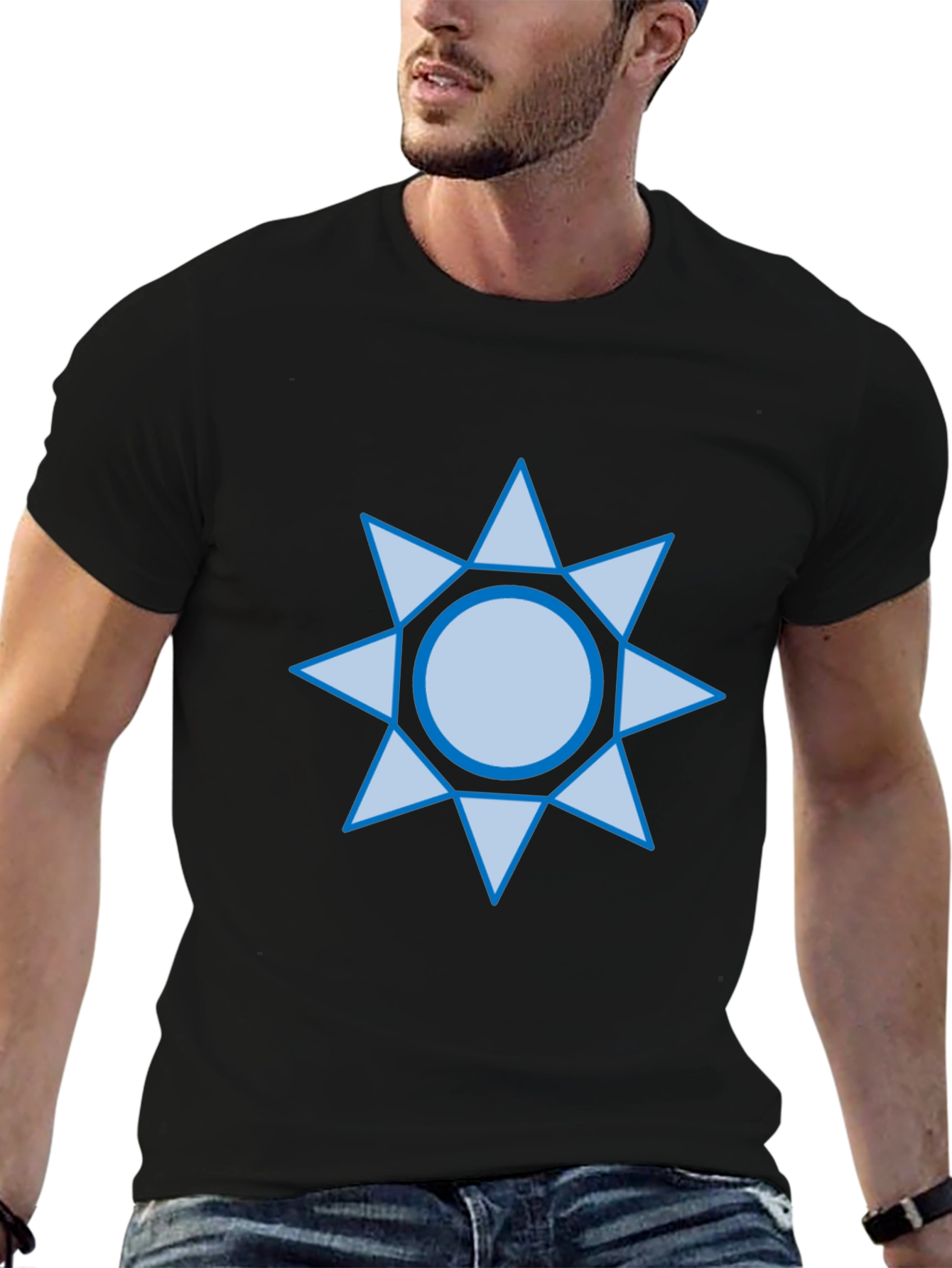 Starburst Graphic Print T-Shirt