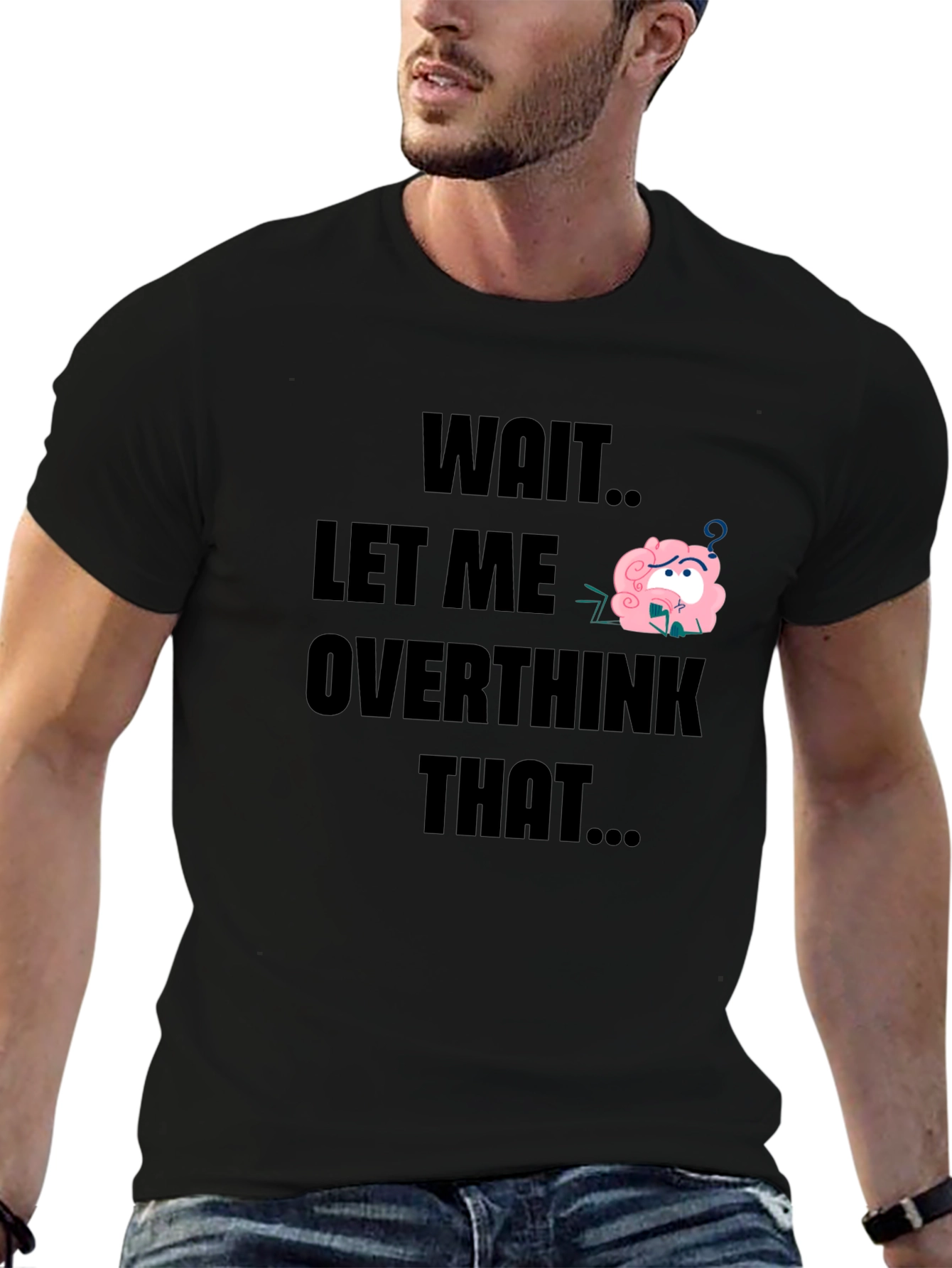 Overthink T-Shirt - Funny Brain Tee