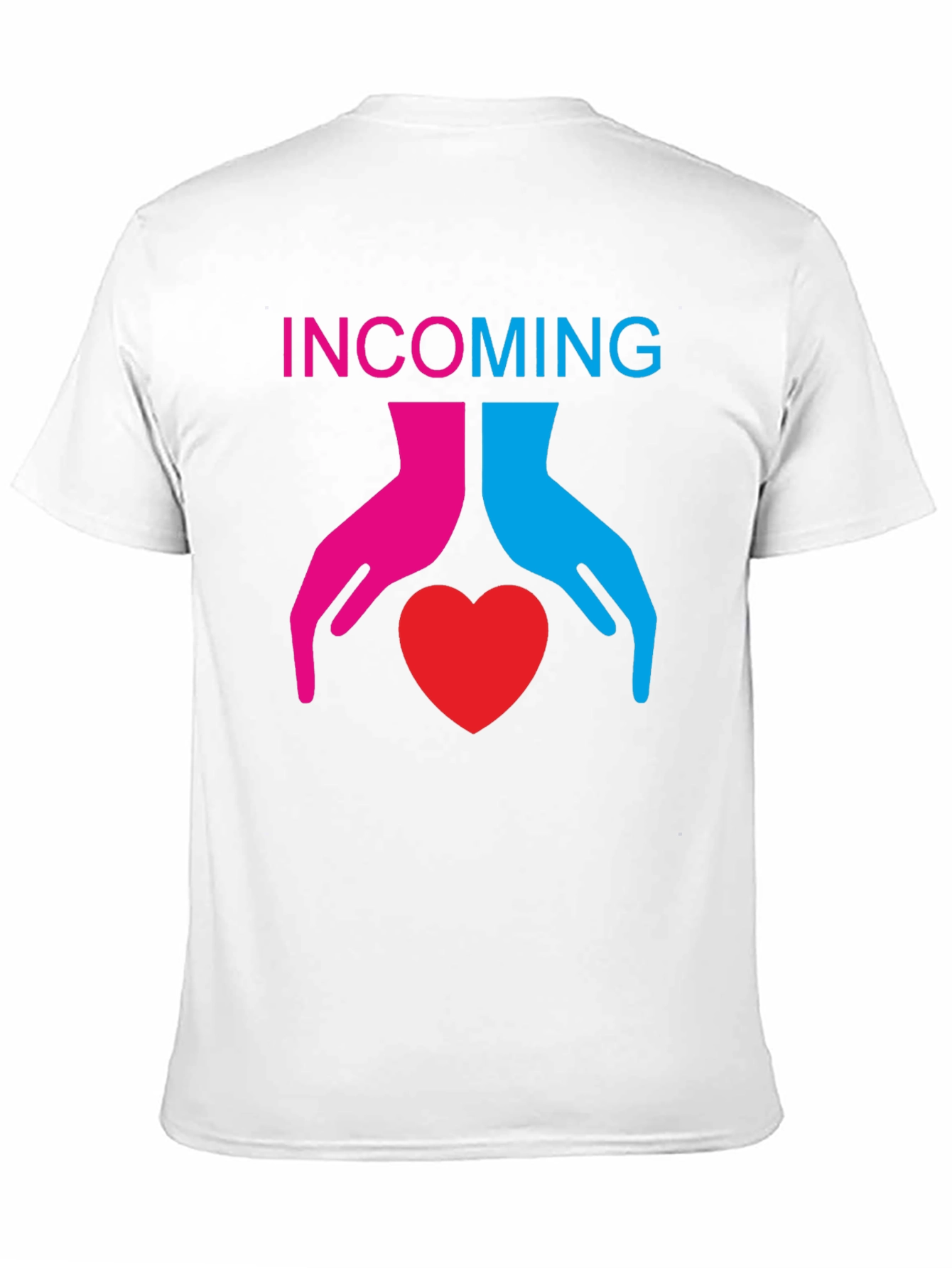 Incoming Love Heart Graphic T-Shirt