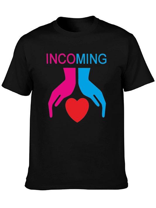 Incoming Love Heart Graphic T-Shirt
