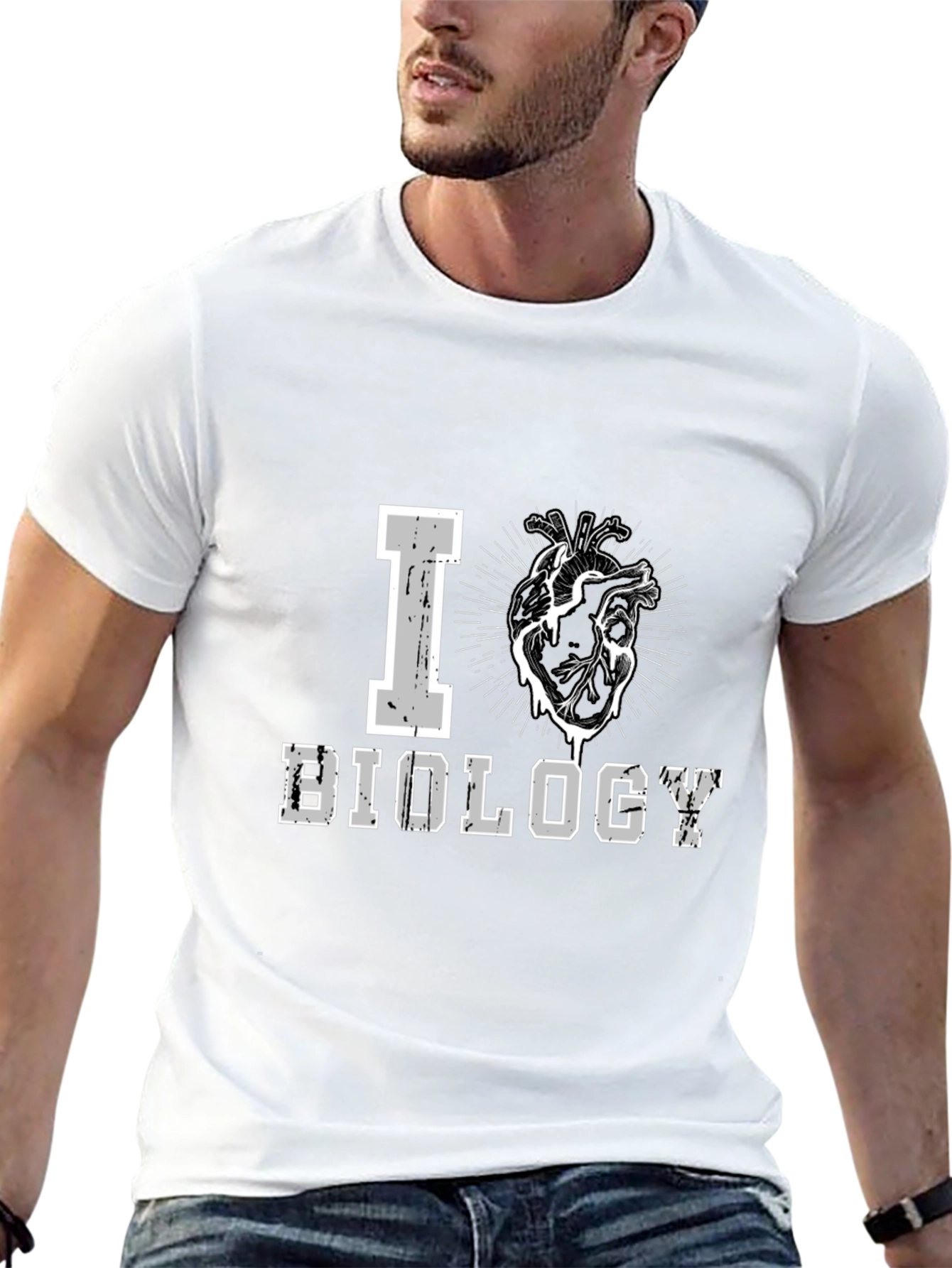 I Heart Biology T-Shirt - Science Lover Tee