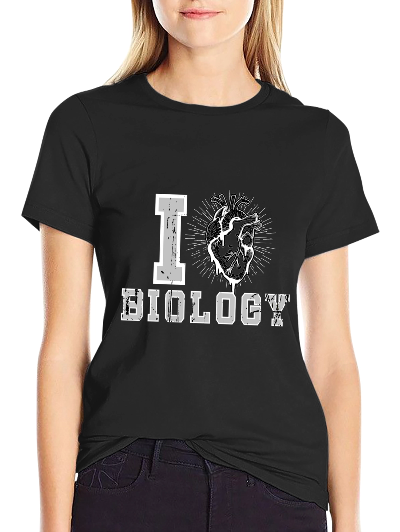 I Heart Biology T-Shirt - Science Lover Tee