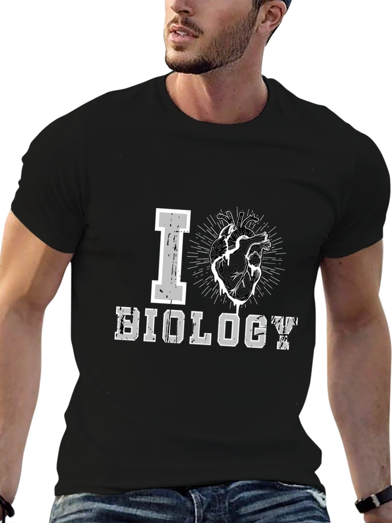 I Heart Biology T-Shirt - Science Lover Tee
