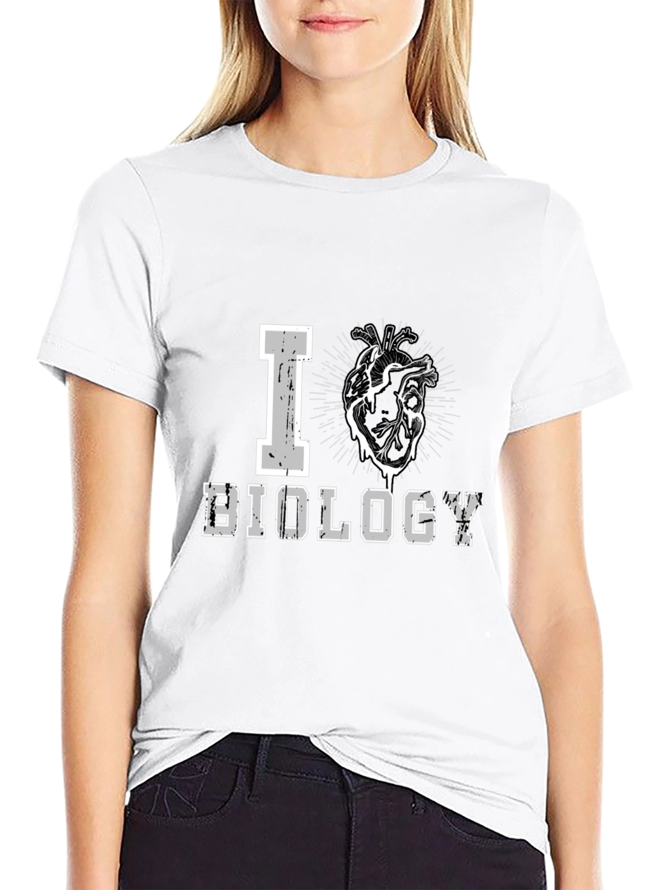 I Heart Biology T-Shirt - Science Lover Tee