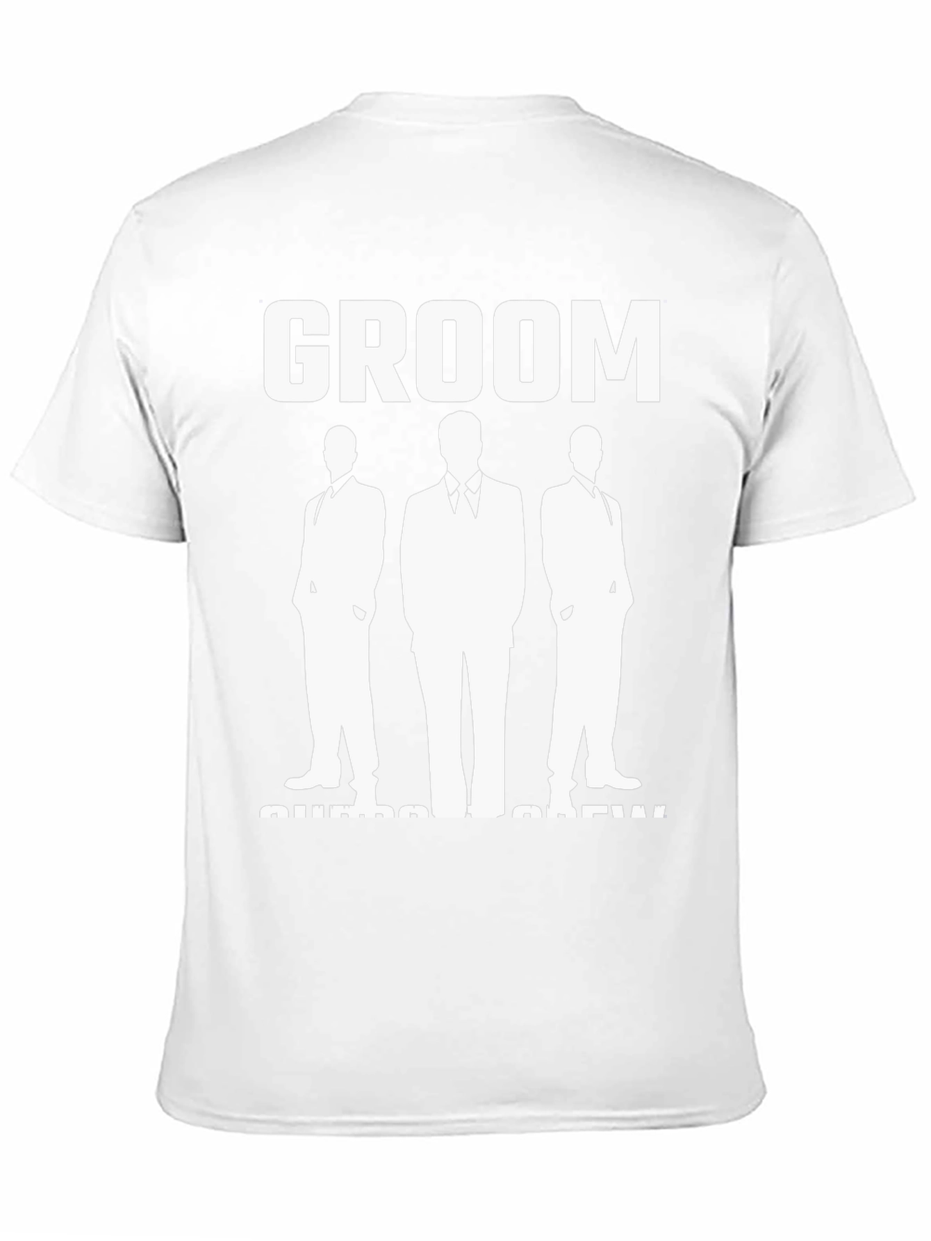 Groom Squad Crew Black T-Shirt