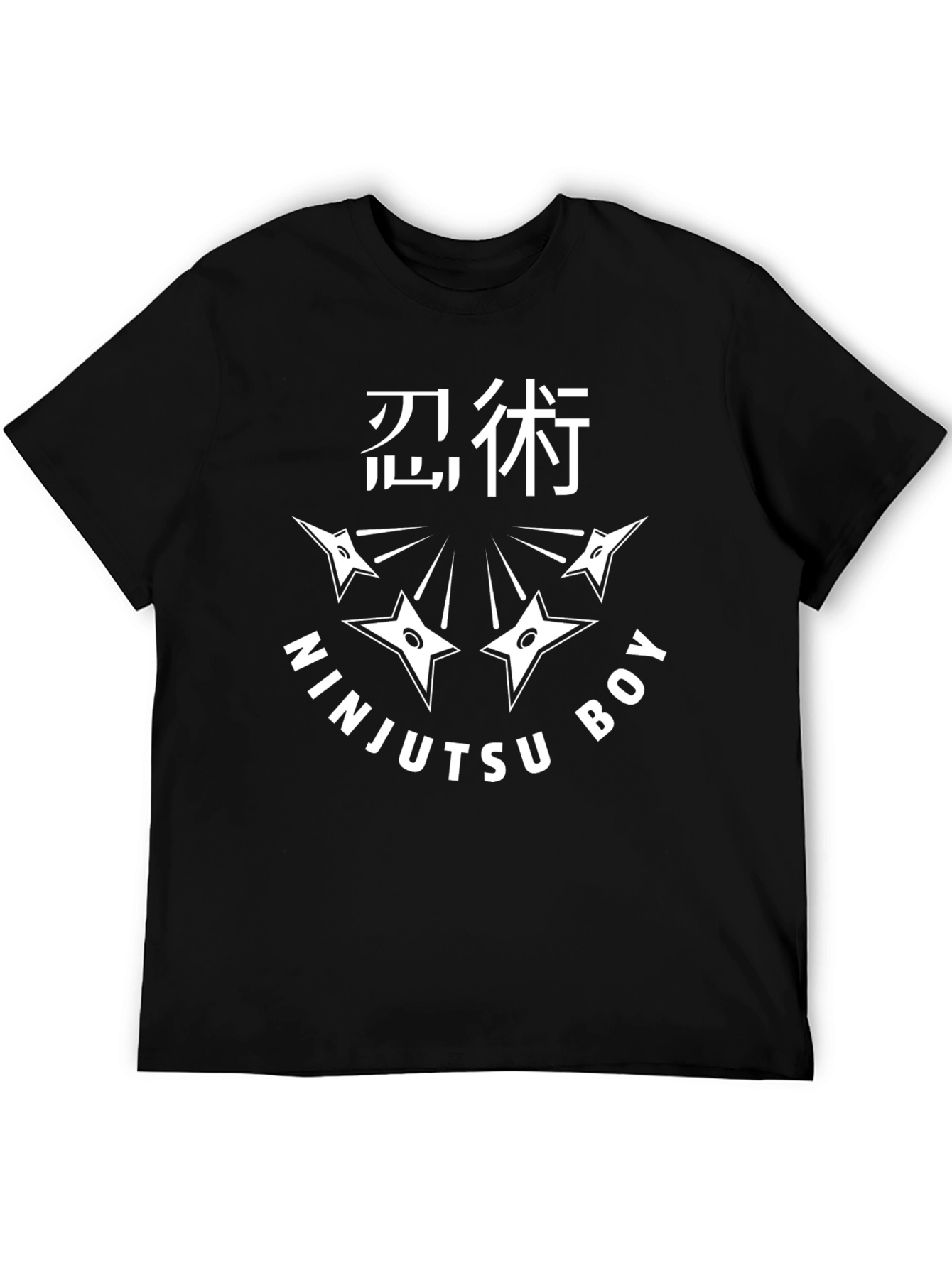Ninjutsu Boy Graphic T-Shirt - Black