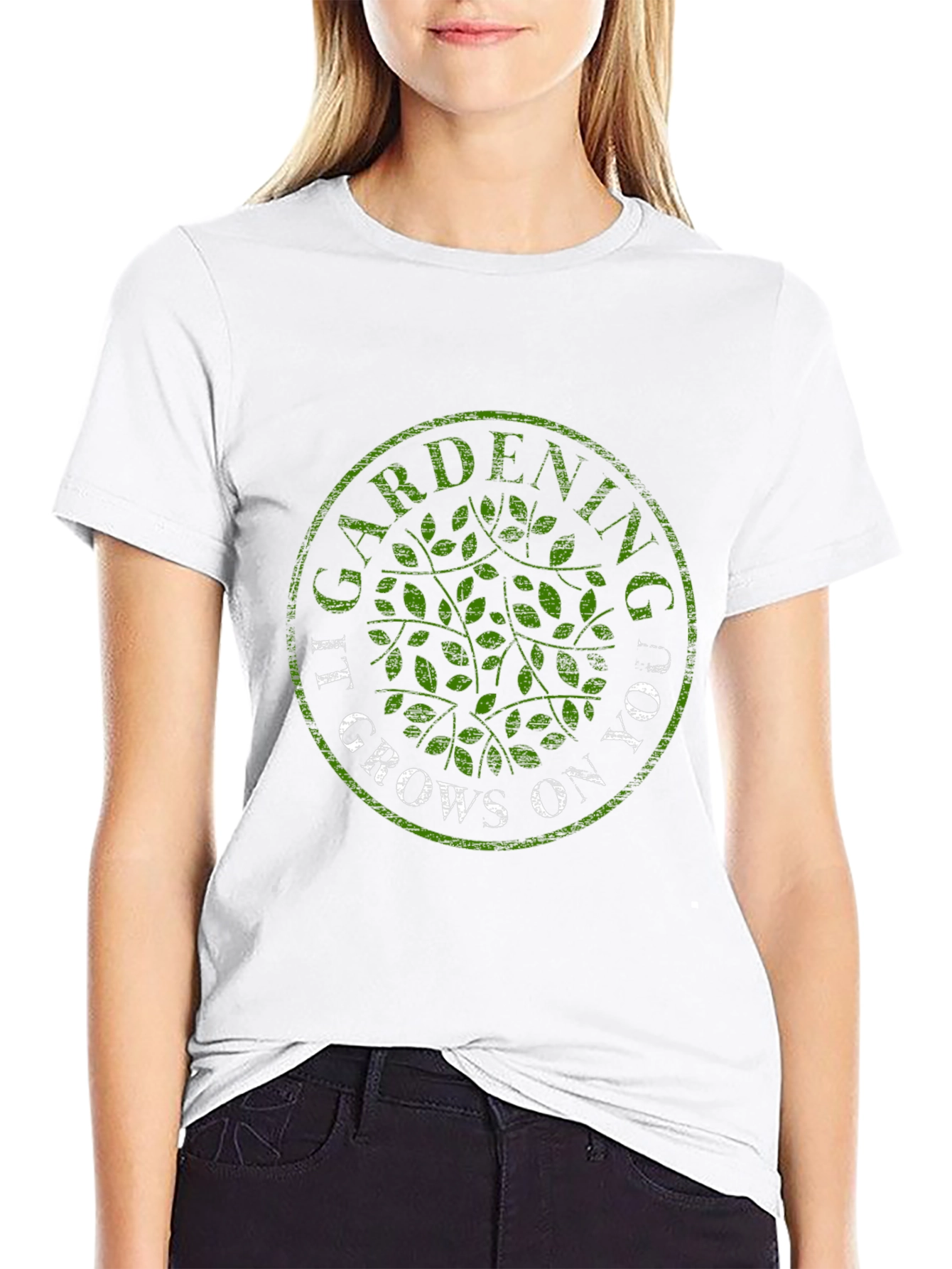 Gardening Grows On You T-Shirt - Black